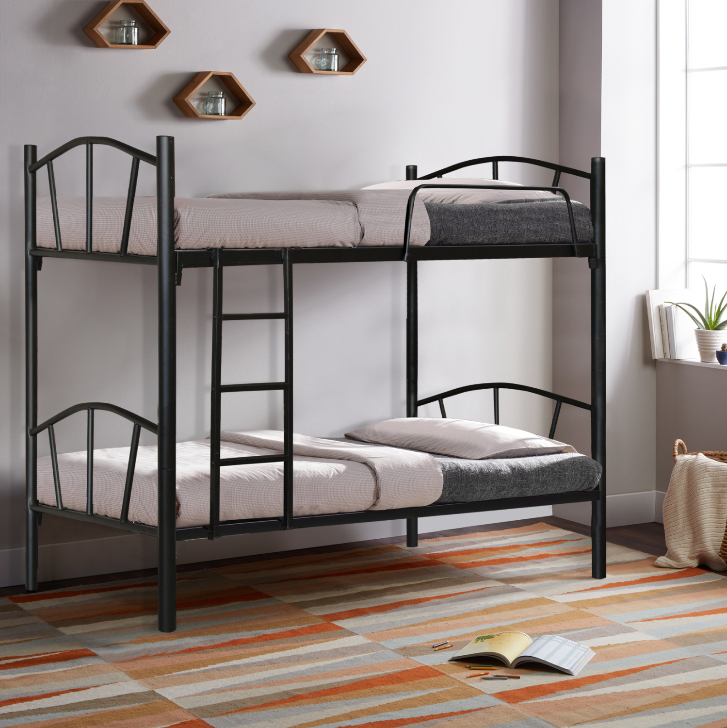 ΚΟΥΚΕΤΑ ΚΡΕΒΑΤΙ ΜΕΤΑΛΛΙΚΗ FLOOR HM328.01 90x190 εκ. 3