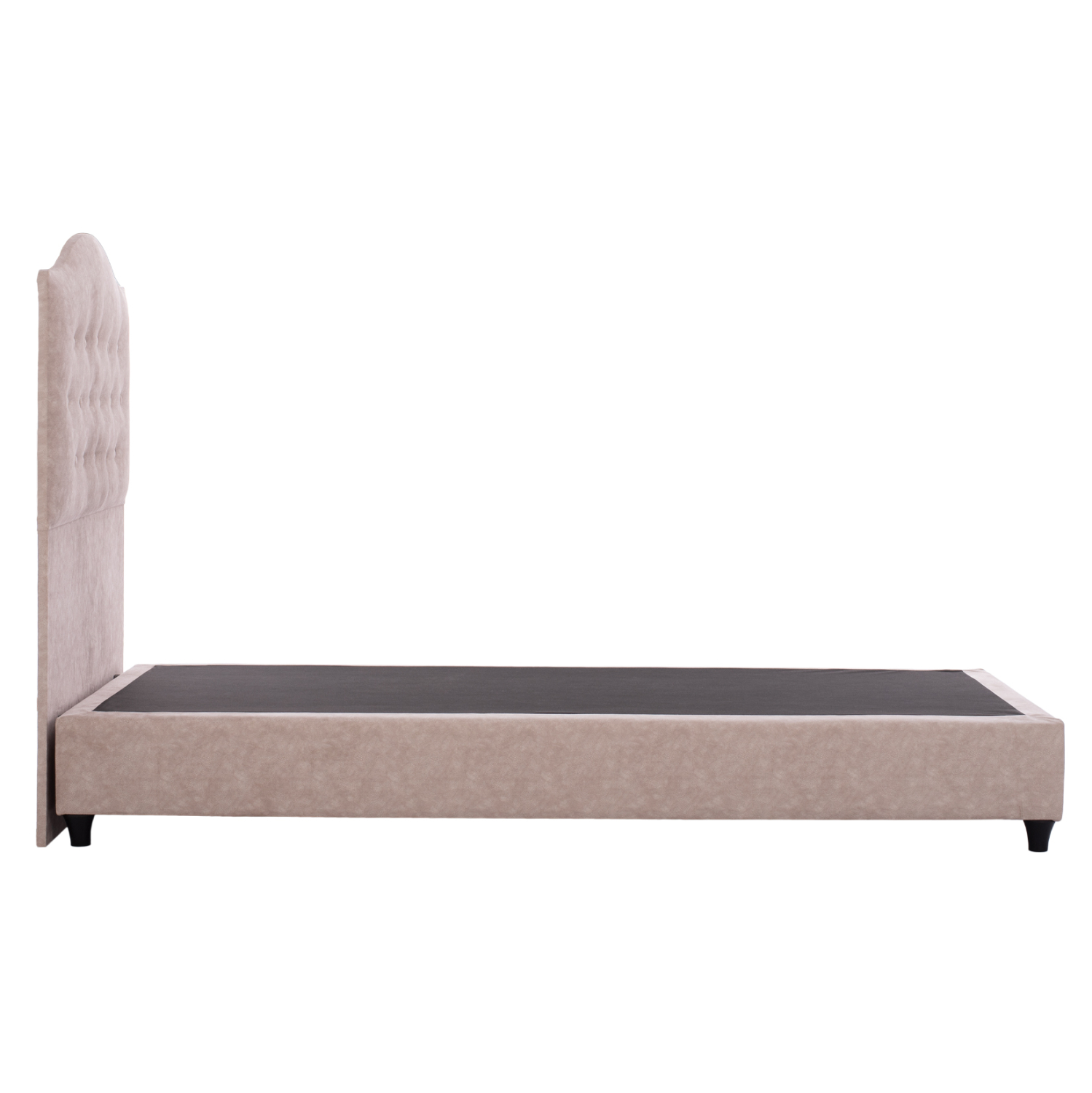 ΚΡΕΒΑΤΙ MALENA ΑΠΟ ΜΠΕΖ ΥΦΑΣΜΑ NUBUCK HM647.22 ΓΙΑ ΣΤΡΩΜΑ 120x200 εκ. 5