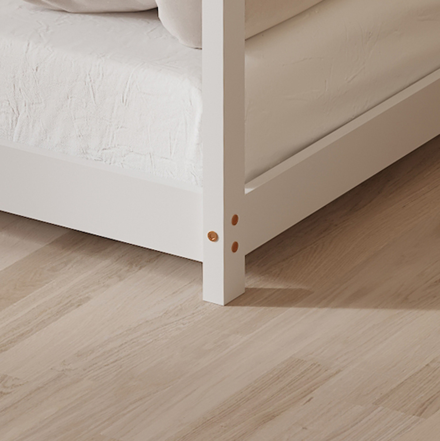 ΚΡΕΒΑΤΙ ΠΑΙΔΙΚΟ PEPE HM677.03 τ.MONTESSORI ΞΥΛΟ ΠΕΥΚΟ ΛΕΥΚΟ- 190x90εκ 6