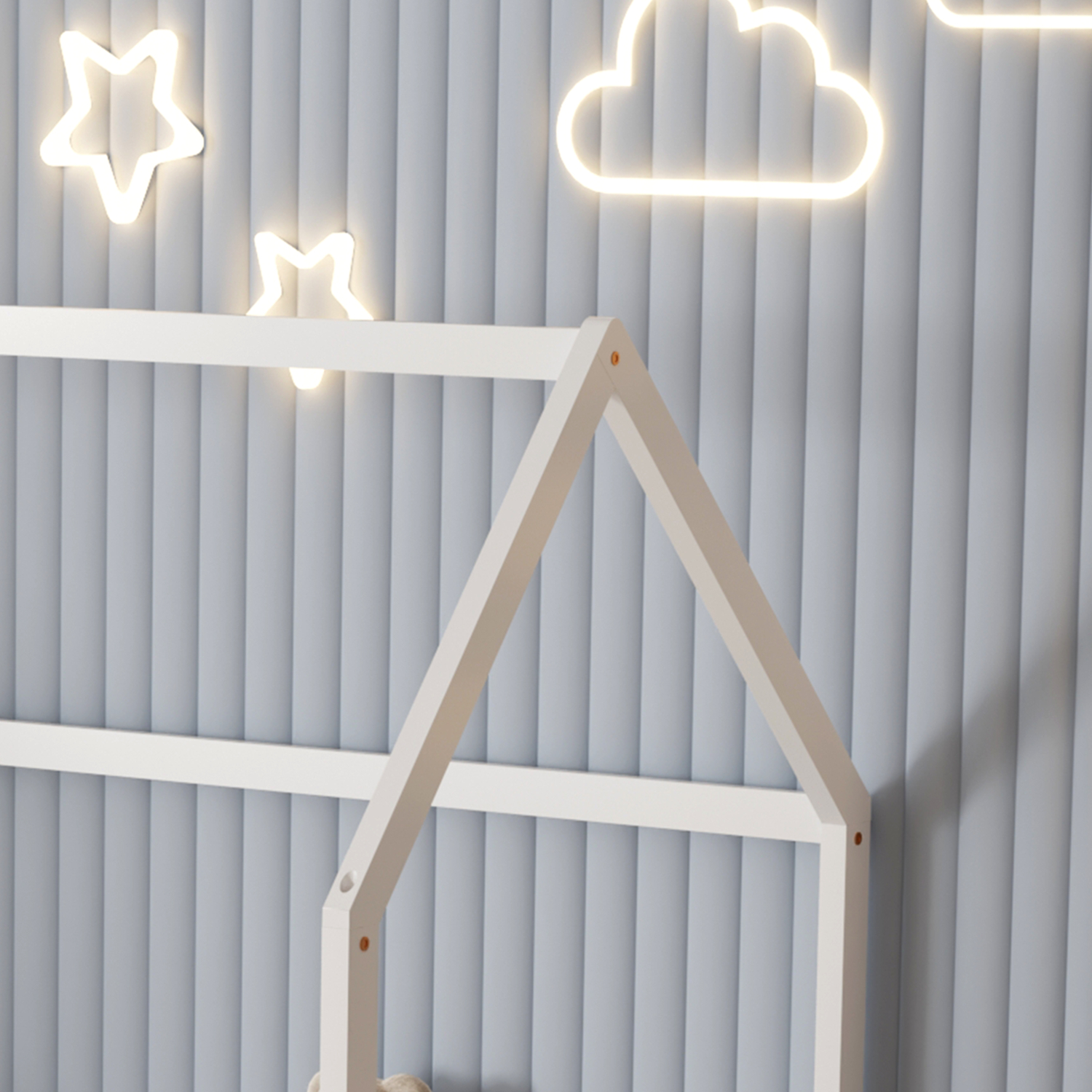 ΚΡΕΒΑΤΙ ΠΑΙΔΙΚΟ ΜΕ ΚΑΓΚΕΛΑ PHYLLIS HM679.03 τ.MONTESSORI ΞΥΛΟ ΠΕΥΚΟ ΛΕΥΚΟ-190x90εκ. 6