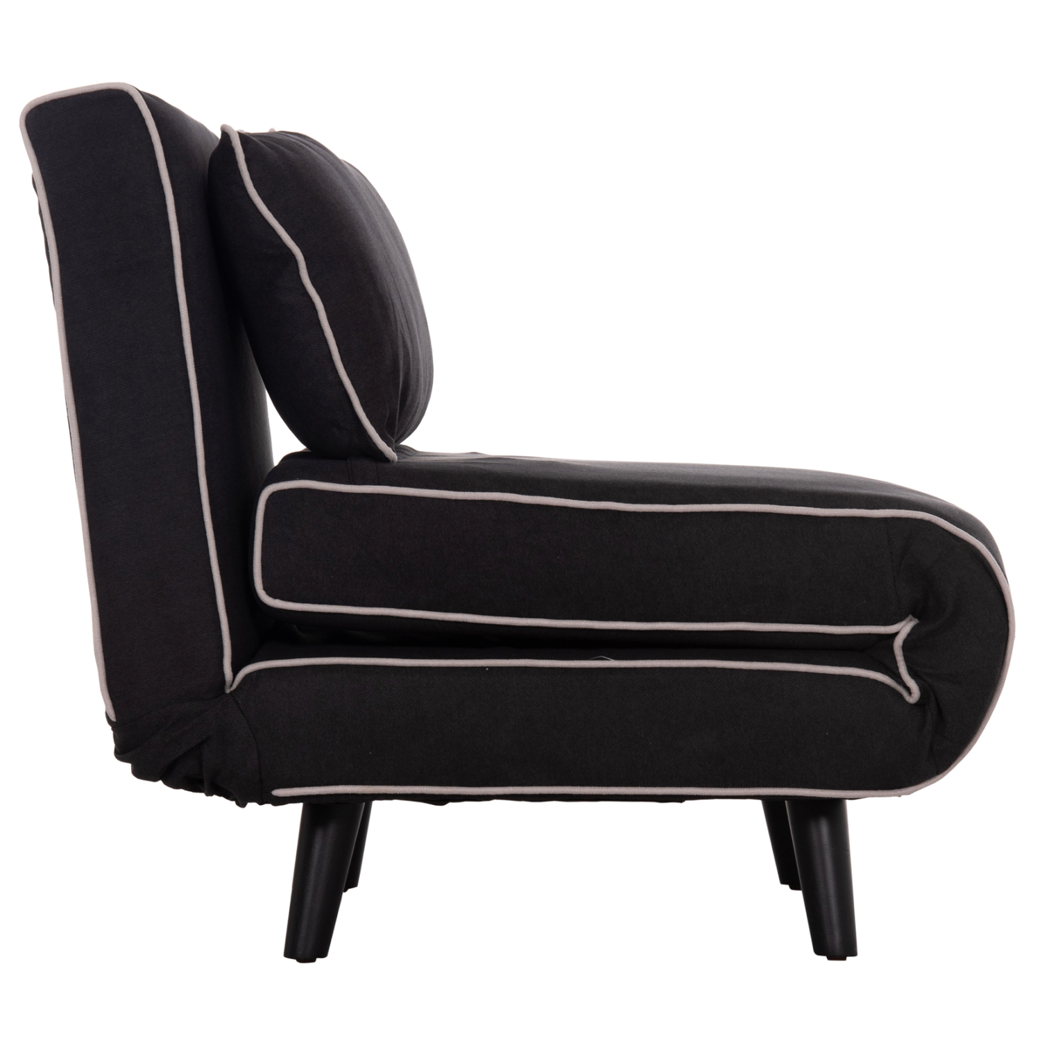 ΠΟΛΥΘΡΟΝΑ ΚΡΕΒΑΤΙ BRAXTON HM8425.03 ΜΑΥΡΟ ΥΦΑΣΜΑ 78x88x78Υεκ. 5
