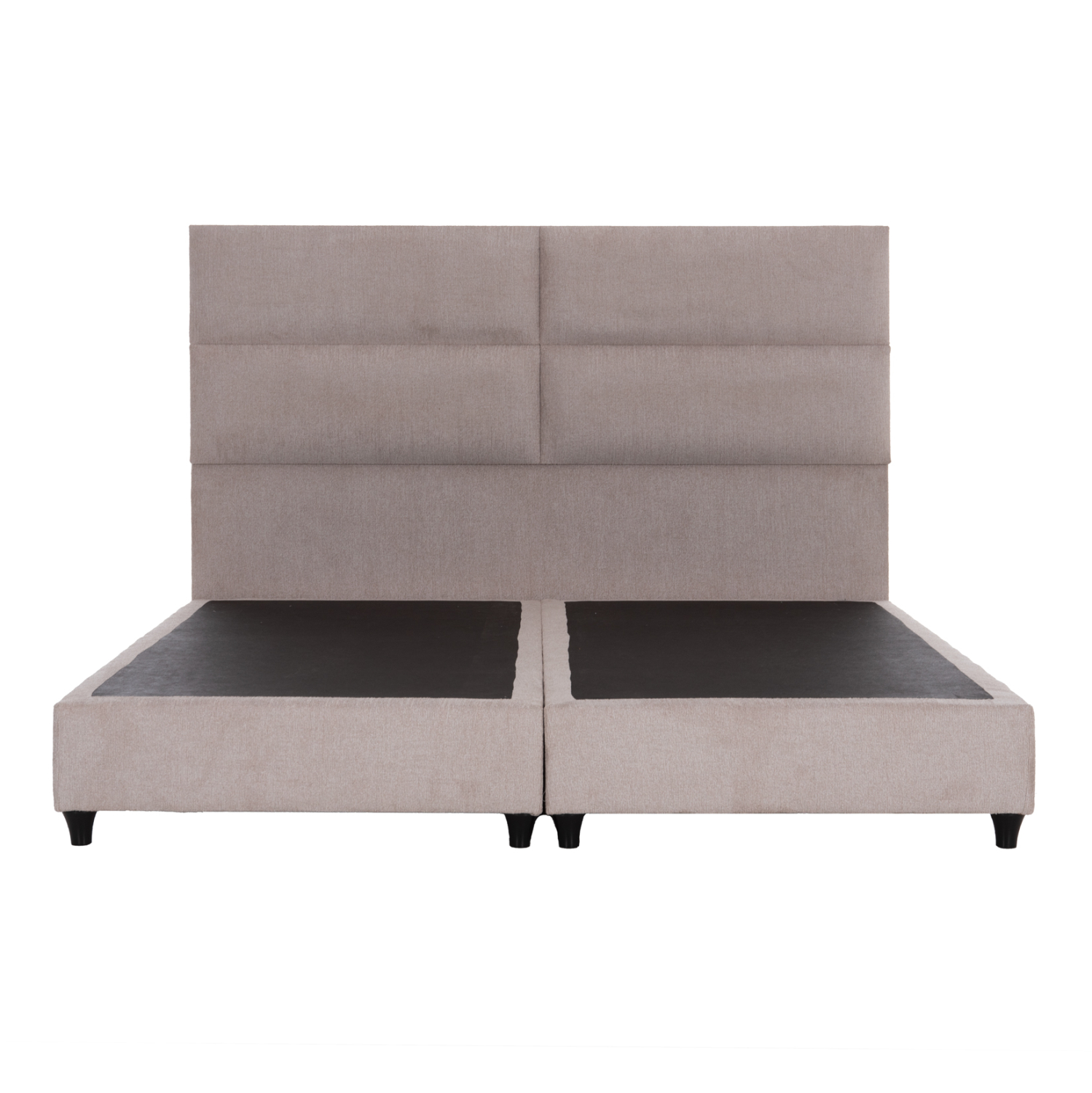 ΚΡΕΒΑΤΙ ΥΠΕΡΔΙΠΛΟ MILO ΑΠΟ ΜΠΕΖ ΥΦΑΣΜΑ HM628.32 ΓΙΑ ΣΤΡΩΜΑ 180x200 εκ. 3