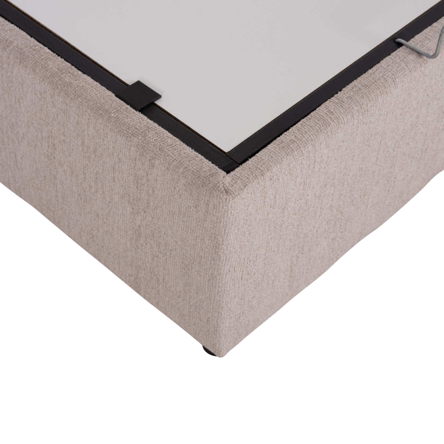 ΚΡΕΒΑΤΙ ΜΕ ΑΠΟΘ.ΧΩΡΟ DOLORES HM631.32 ΜΠΕΖ ΥΦΑΣΜΑ- ΓΙΑ ΣΤΡΩΜΑ 160x200εκ 7