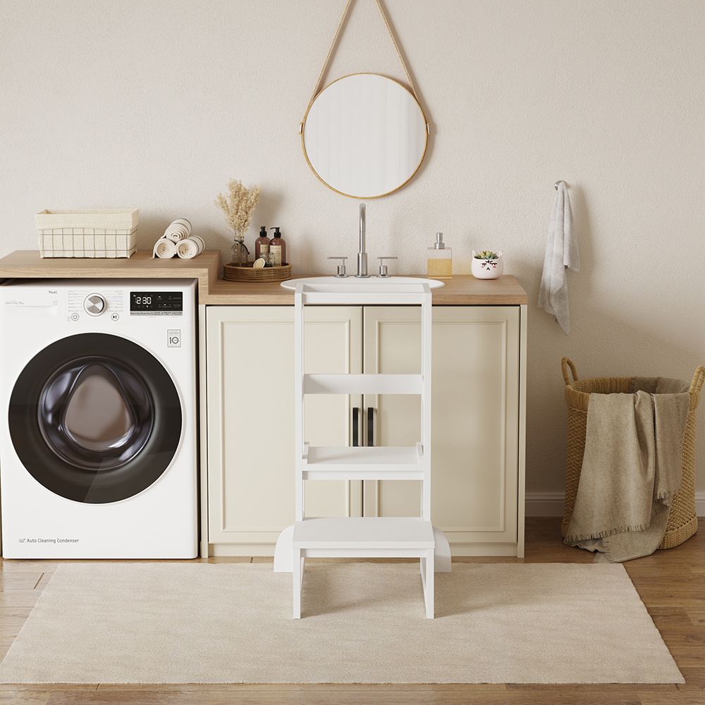 ΠΥΡΓΟΣ ΕΚΜΑΘΗΣΗΣ τ.MONTESSORI PEPE HM9291.03 ΞΥΛΟ ΠΕΥΚΟΥ ΛΕΥΚΟ 55x53x90Υεκ 4