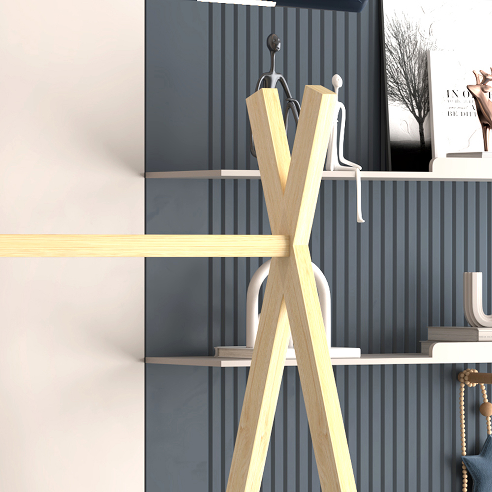 ΚΡΕΒΑΤΙ ΠΑΙΔΙΚΟ ΜΕ ΚΑΓΚΕΛΑ MUNK HM739.03 τ.MONTESSORI ΠΕΥΚΟ ΦΥΣΙΚΟ-ΛΕΥΚΟ--190x90εκ 6