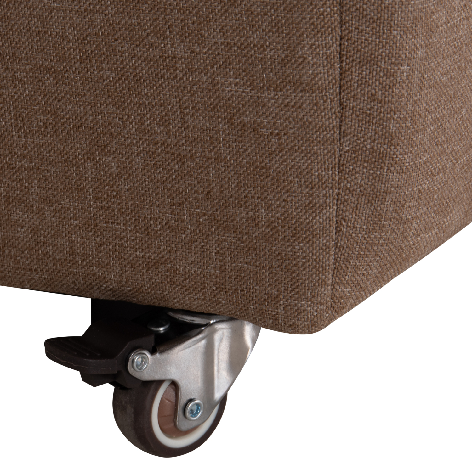 ΚΑΝΑΠΕΣ ΚΡΕΒΑΤΙ ΤΡΙΘΕΣΙΟΣ KEND HM3313.04 ΥΦΑΣΜΑ ΣΕ ΑΝΟΙΧΤΟ ΚΑΦΕ 188x85x82Υεκ. 10