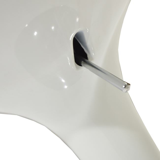 ΣΚΑΜΠΩ ΜΠΑΡ DAISY HM200.02 ΜΕ ΑΜΟΡΤΙΣΕΡ ΣΕ ΛΕΥΚΟ ΧΡΩΜΑ 44x38x78 εκ. 3