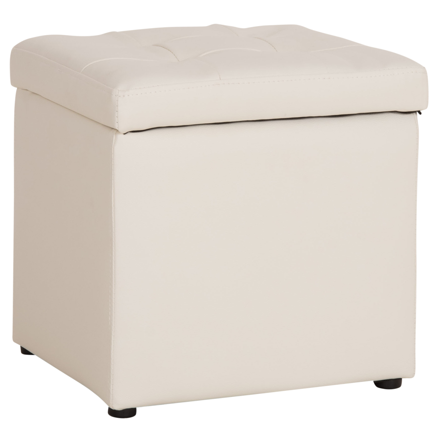ΣΚΑΜΠΟ PRO CUBE HM224.02 PU ΜΕ ΑΠΟΘΗΚΕΥΤΙΚΟ ΧΩΡΟ- ΛΕΥΚΟ 38x38x36,5Υεκ. 1