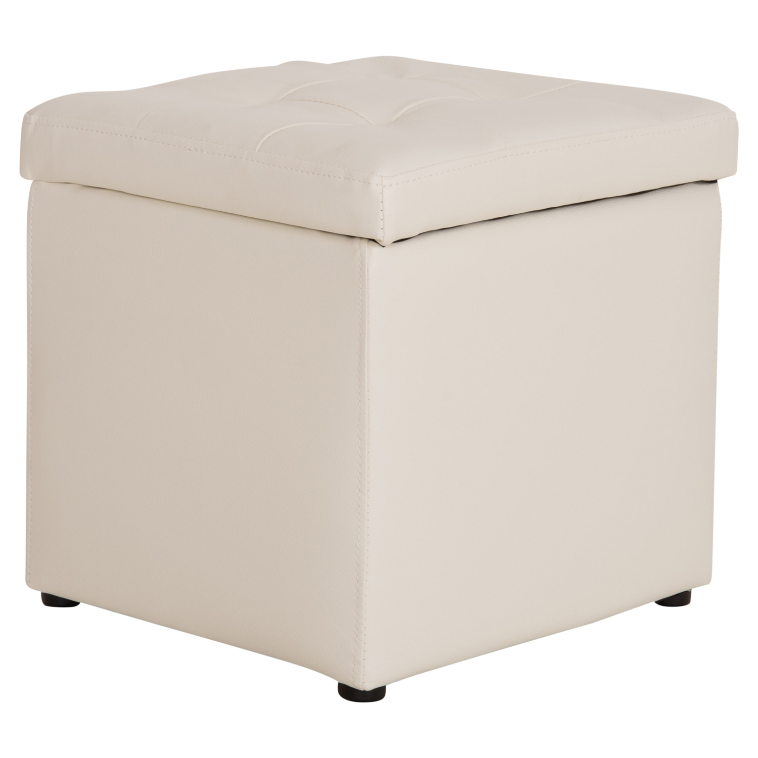 ΣΚΑΜΠΟ PRO CUBE HM224.02 PU ΜΕ ΑΠΟΘΗΚΕΥΤΙΚΟ ΧΩΡΟ- ΛΕΥΚΟ 38x38x36,5Υεκ. 4