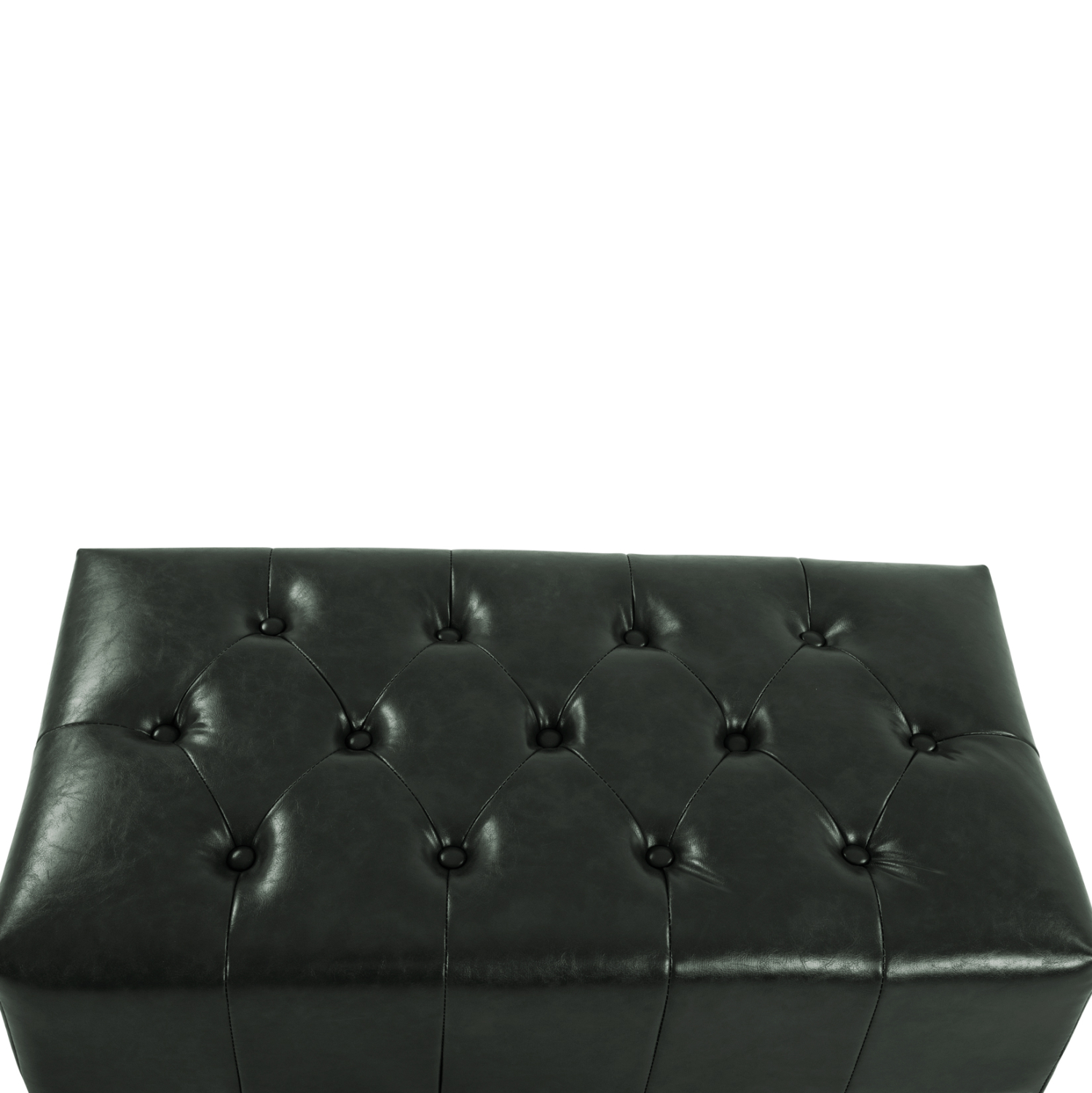 ΤΑΜΠΟΥΡΕ ΥΠΟΠΟΔΙΟ T.CHESTERFIELD EMMA HM226.08 PU ΚΥΠΑΡΙΣΣΙ-ΜΑΥΡΑ ΠΟΔΙΑ 80x45x39Yεκ. 4