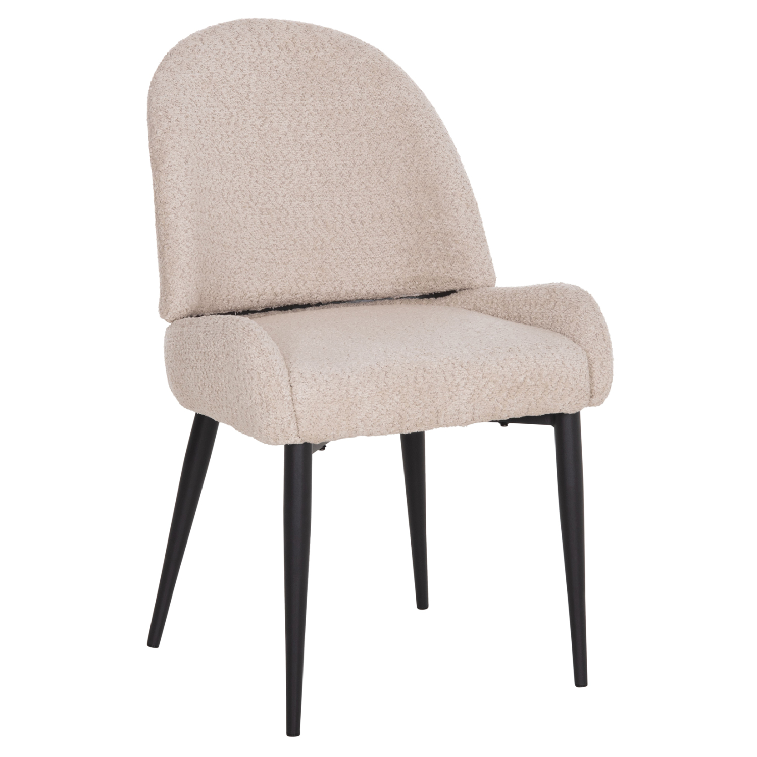 ΚΑΡΕΚΛΑ SARKY HM8585.02 ΥΦΑΣΜΑ ΜΠΟΥΚΛΕ ΕΚΡΟΥ ΜΕ ΜΕΤΑΛΛΙΚΑ ΠΟΔΙΑ 56x64x88Yεκ. 1