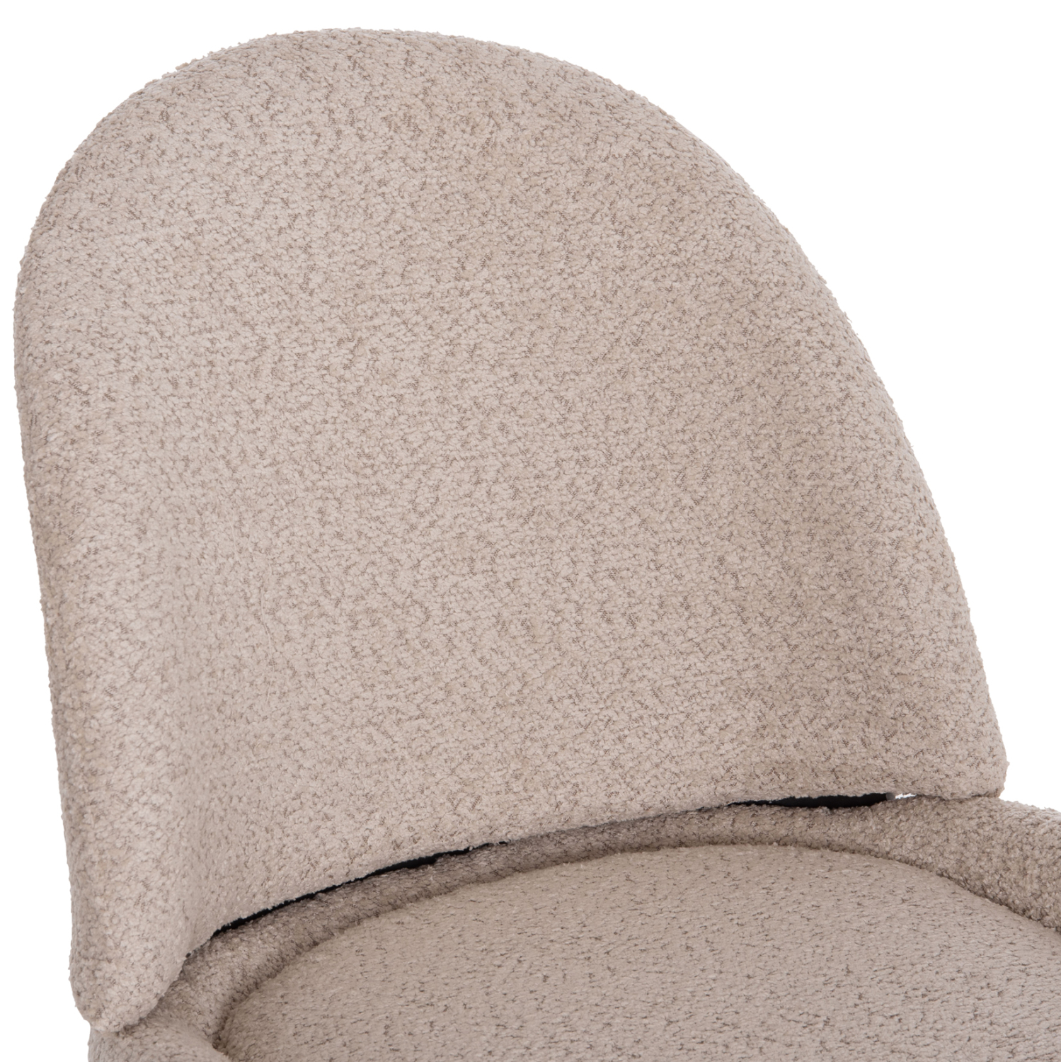 ΚΑΡΕΚΛΑ SARKY HM8585.02 ΥΦΑΣΜΑ ΜΠΟΥΚΛΕ ΕΚΡΟΥ ΜΕ ΜΕΤΑΛΛΙΚΑ ΠΟΔΙΑ 56x64x88Yεκ. 7