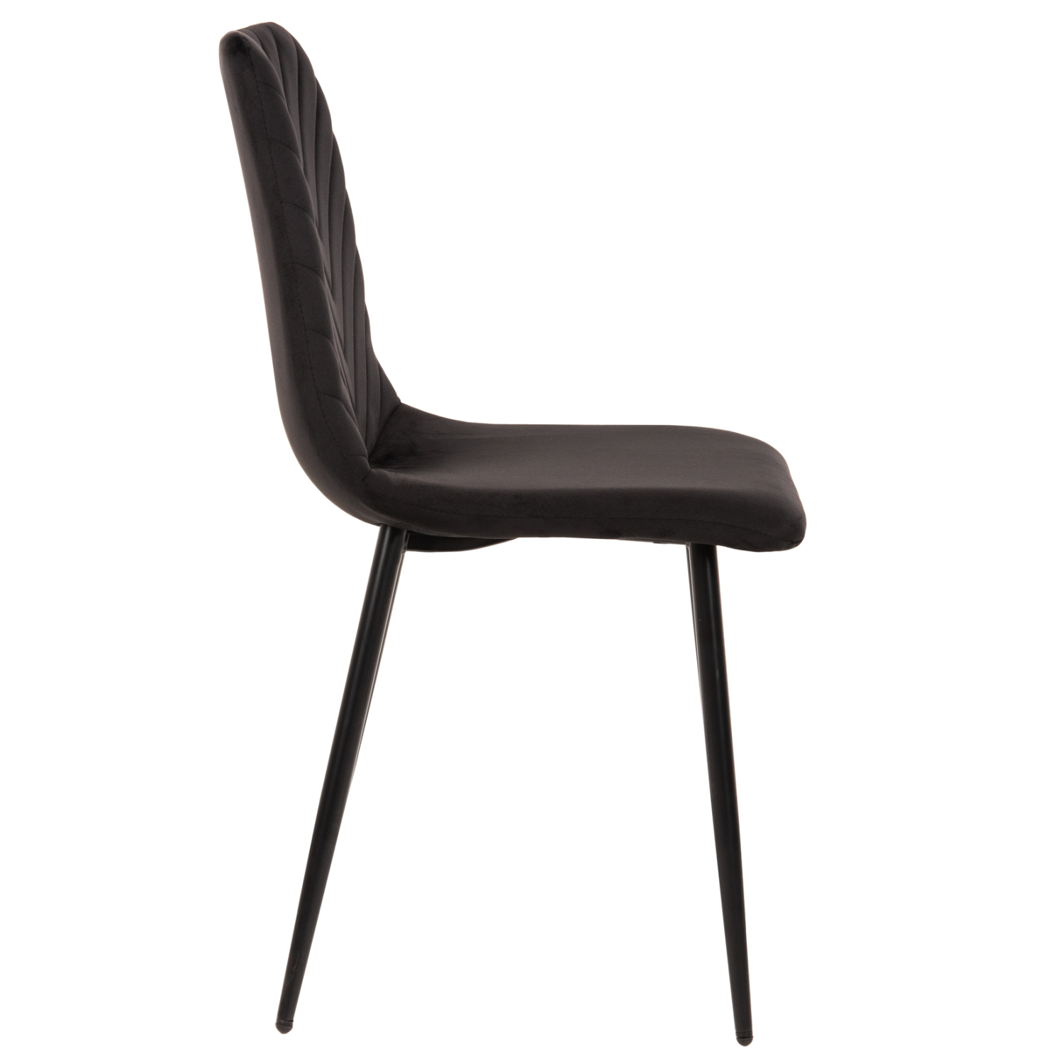 ΚΑΡΕΚΛΑ LATRELL HM8587.04 ΒΕΛΟΥΔΟ ΜΑΥΡΟ ΜΕ ΜΑΥΡΑ ΜΕΤΑΛΛΙΚΑ ΠΟΔΙΑ 43x54x88Υεκ. 4