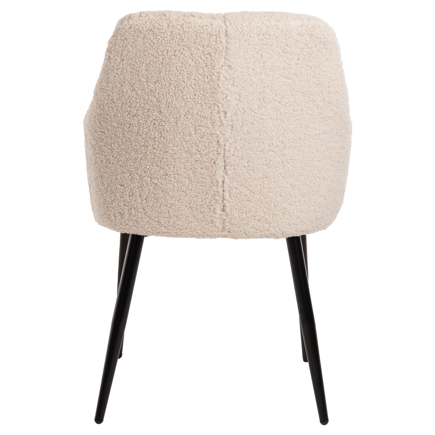 ΠΟΛΥΘΡΟΝΑ SHELLY HM8591.02 ΥΦΑΣΜΑ TEDDY ΛΕΥΚΟ-ΜΑΥΡΑ ΜΕΤΑΛΛΙΚΑ ΠΟΔΙΑ 57x55x87Yεκ. 6