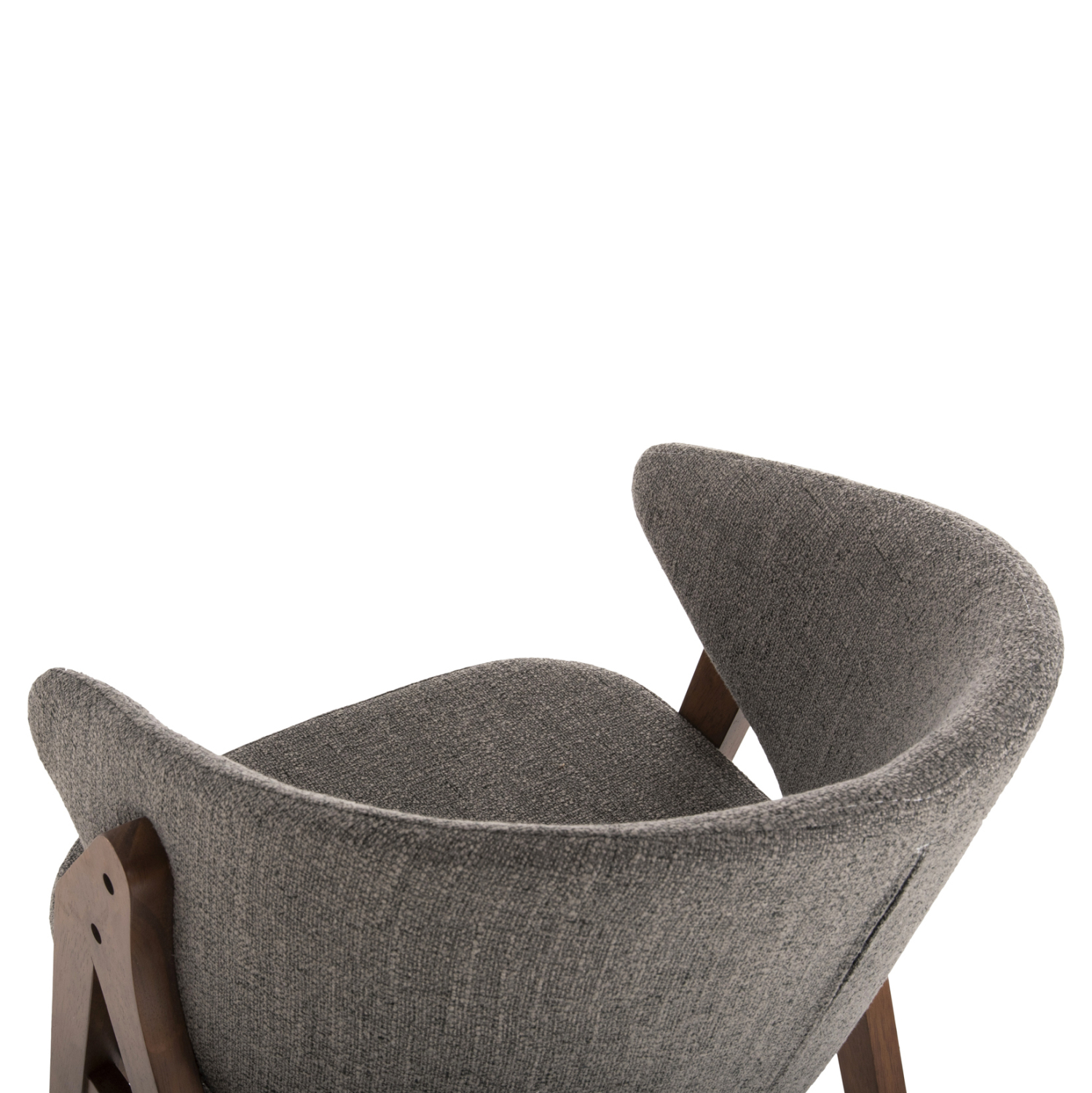 ΚΑΡΕΚΛΑ HANA HM9746.02 RUBBERWOOD ΣΕ ΚΑΡΥΔΙ ΧΡΩΜΑ-ΓΚΡΙ ΥΦΑΣΜΑ 55x60x84Yεκ. 10