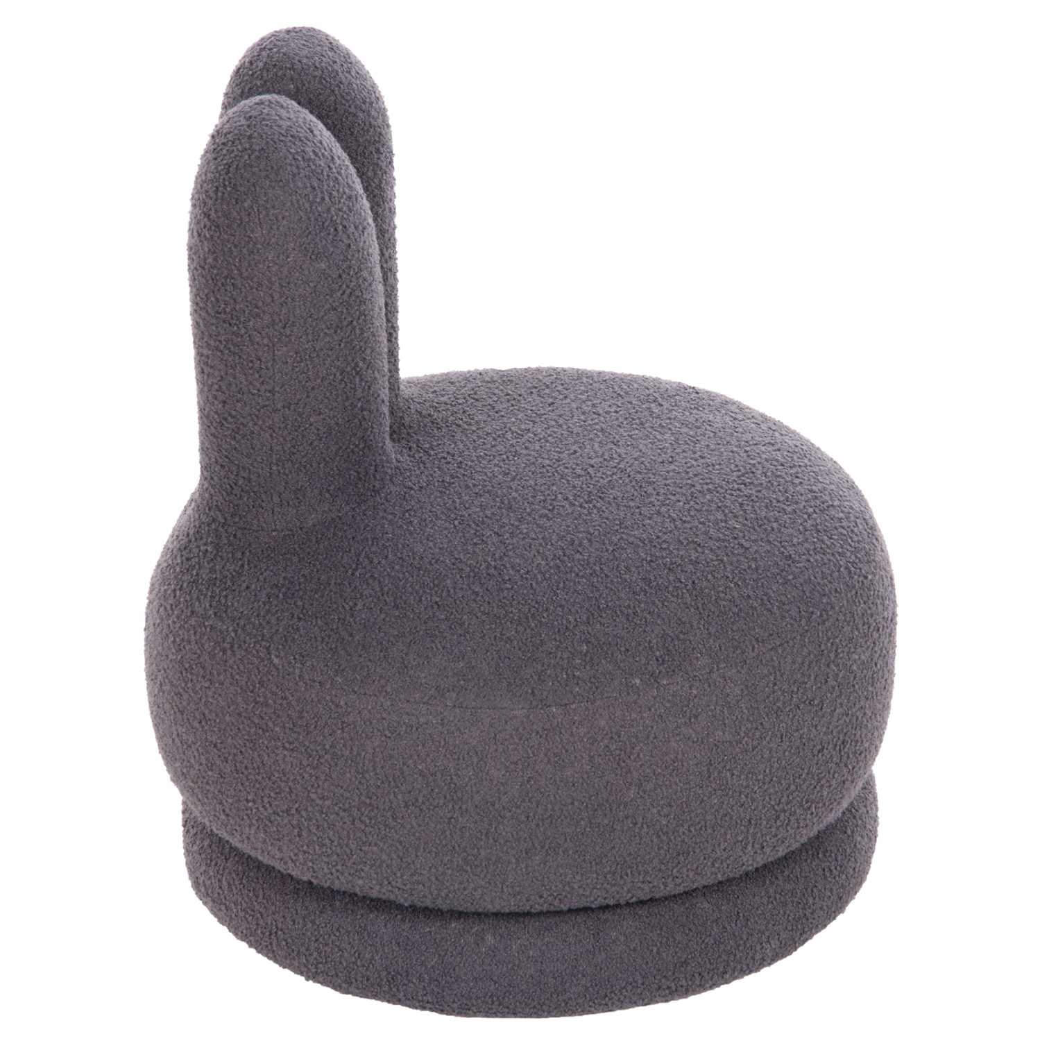 ΣΚΑΜΠΟ ΜΕ ΠΛΑΤΗ ΠΕΡΙΣΤΡΕΦΟΜΕΝΟ FRIVO HM9774.01 ΓΚΡΙ TEDDY ΥΦΑΣΜΑ 51x51x61Υεκ 4