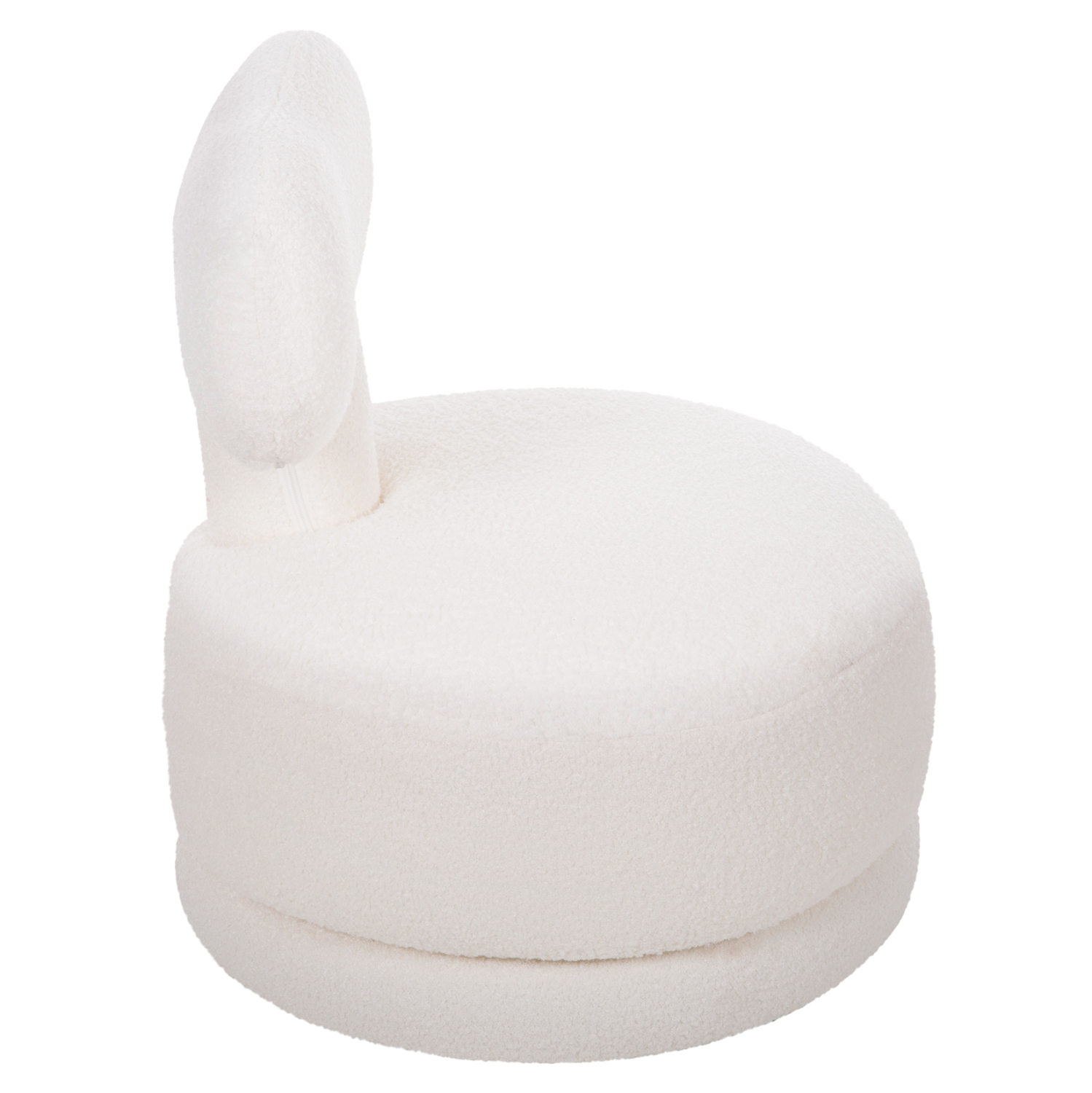 ΣΚΑΜΠΟ ΜΕ ΠΛΑΤΗ ΠΕΡΙΣΤΡΕΦΟΜΕΝΟ KRIVIO HM9775.05 ΛΕΥΚΟ TEDDY ΥΦΑΣΜΑ 52x53x60Yεκ. 4