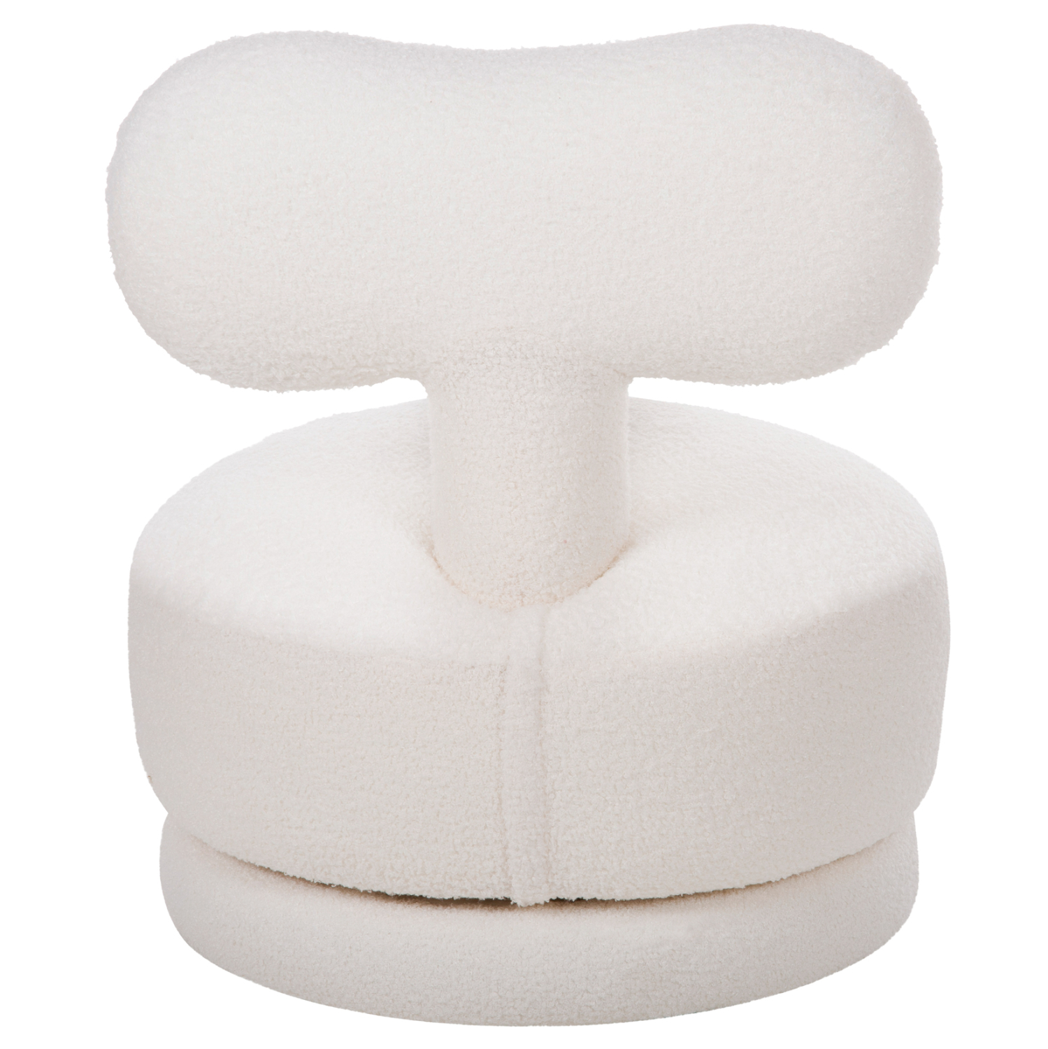 ΣΚΑΜΠΟ ΜΕ ΠΛΑΤΗ ΠΕΡΙΣΤΡΕΦΟΜΕΝΟ KRIVIO HM9775.05 ΛΕΥΚΟ TEDDY ΥΦΑΣΜΑ 52x53x60Yεκ. 6