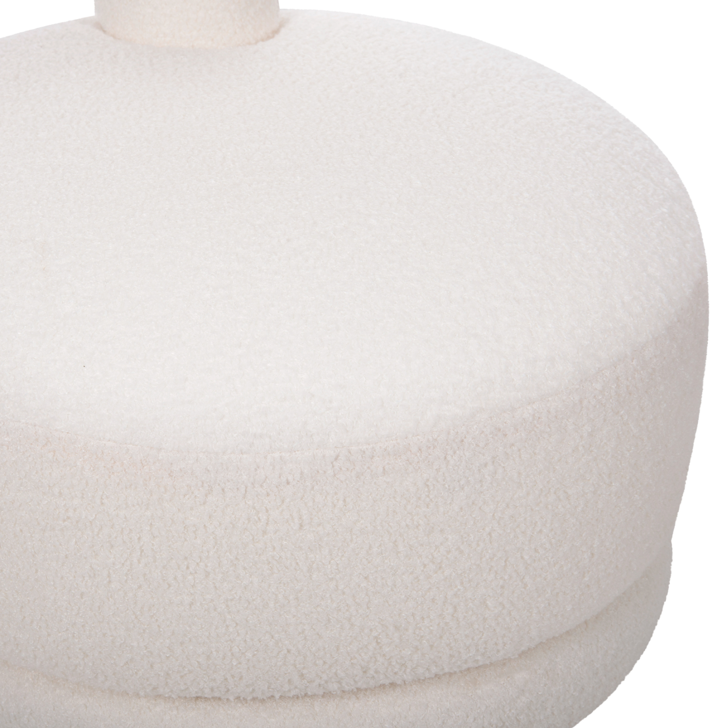 ΣΚΑΜΠΟ ΜΕ ΠΛΑΤΗ ΠΕΡΙΣΤΡΕΦΟΜΕΝΟ KRIVIO HM9775.05 ΛΕΥΚΟ TEDDY ΥΦΑΣΜΑ 52x53x60Yεκ. 8