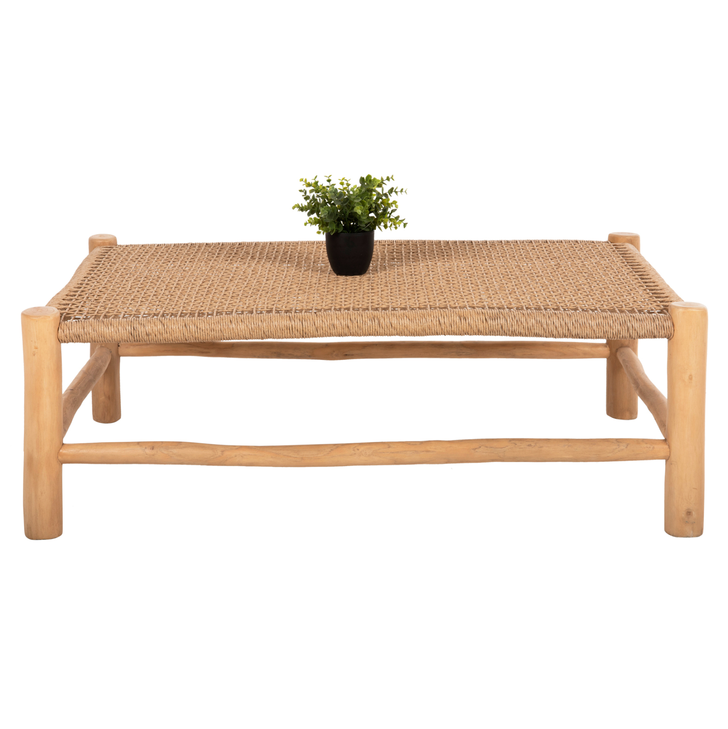 ΤΡΑΠΕΖΙ ΣΑΛΟΝΙΟΥ LONDER HM5985 ΞΥΛΟ ΤΕΑΚ- ΣΥΝΘΕΤΙΚΟ RATTAN-ΦΥΣΙΚΟ 119x79,5x41Yεκ. 3