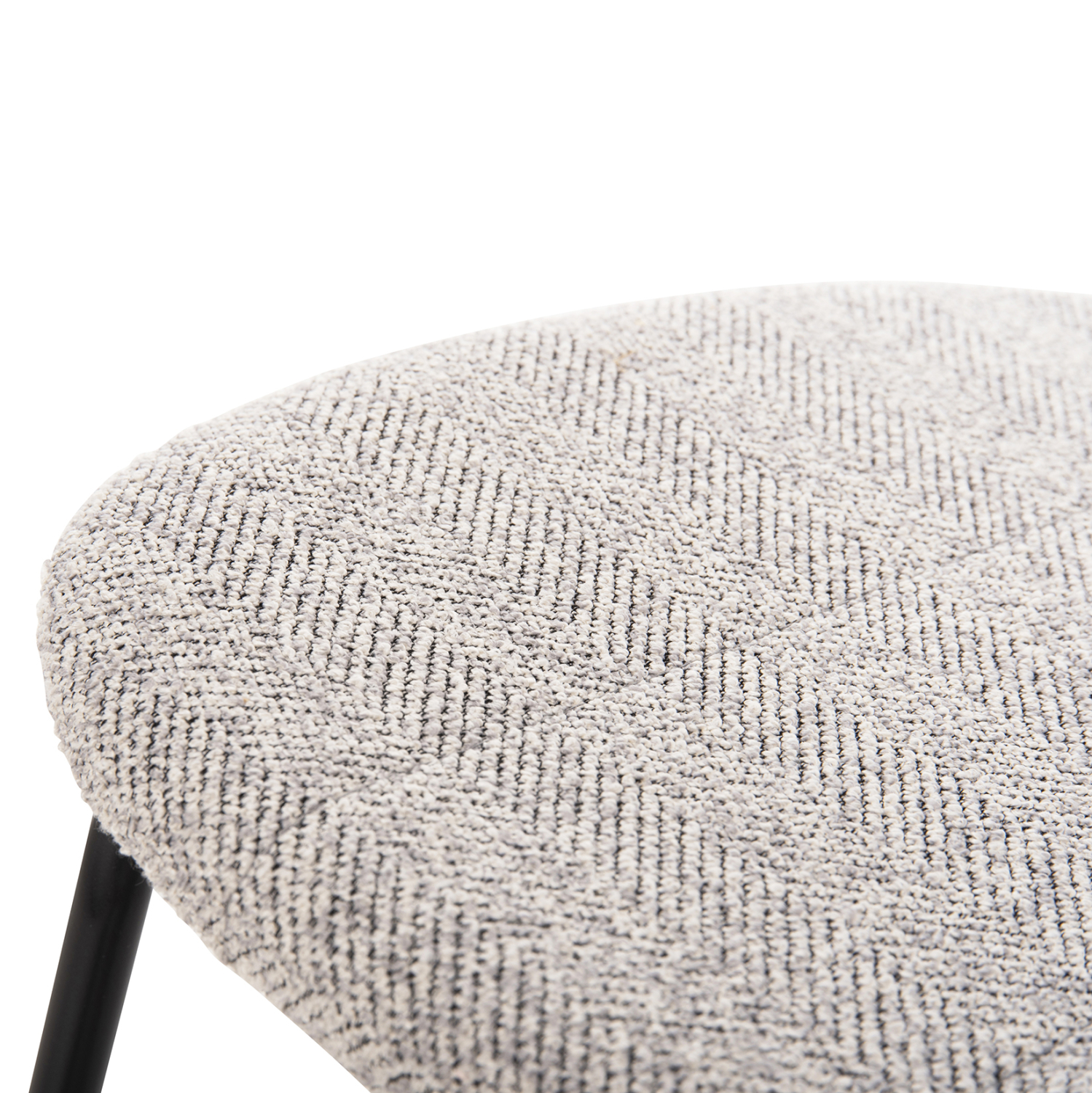 ΚΑΡΕΚΛΑ DORY HM9855.03 ΜΕΤΑΛΛΙΚΟΣ ΣΚΕΛΕΤΟΣ ΜΑΥΡΟΣ-ΑΝΟΙΧΤΟ ΓΚΡΙ ΥΦΑΣΜΑ 48,5x61x76Υεκ. 9