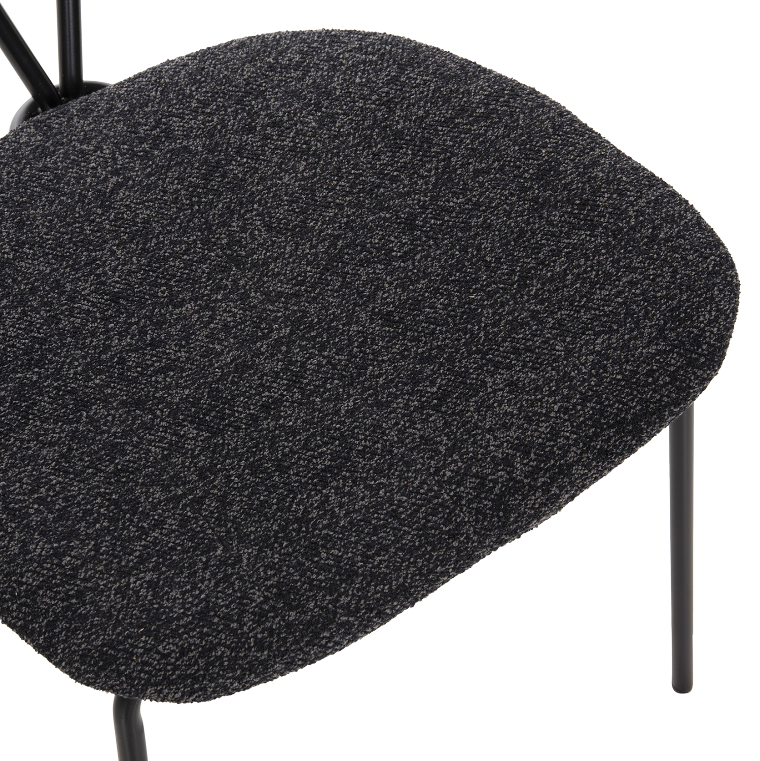 ΚΑΡΕΚΛΑ DORY HM9855.04 ΜΕΤΑΛΛΙΚΟΣ ΣΚΕΛΕΤΟΣ ΜΑΥΡΟΣ-ΣΚΟΥΡΟ ΓΚΡΙ ΥΦΑΣΜΑ 48,5x61x76Υεκ. 8