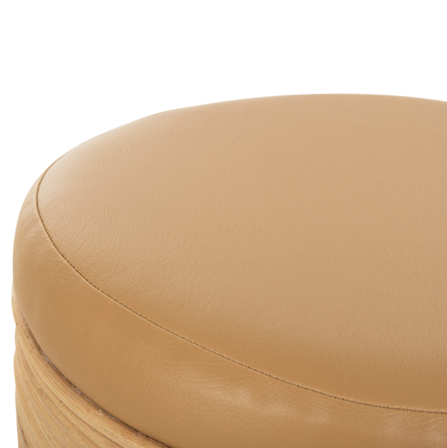 ΣΚΑΜΠΟ MITCH HM9886 ΦΥΣΙΚΟ RATTAN-ΚΑΘΙΣΜΑ ΑΠΟ PU ΜΠΕΖ Φ37x47Υεκ. 6
