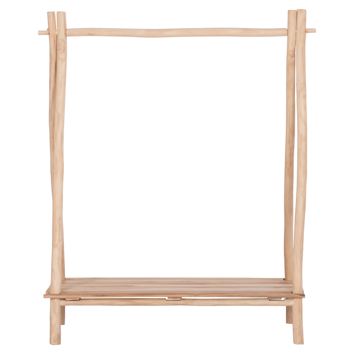 ΕΠΙΠΛΟ ΕΙΣΟΔΟΥ PERL HM9911 ΚΛΑΔΙΑ ΞΥΛΟΥ TEAK-ΦΥΣΙΚΟ 130,5x53x152Υεκ. 3