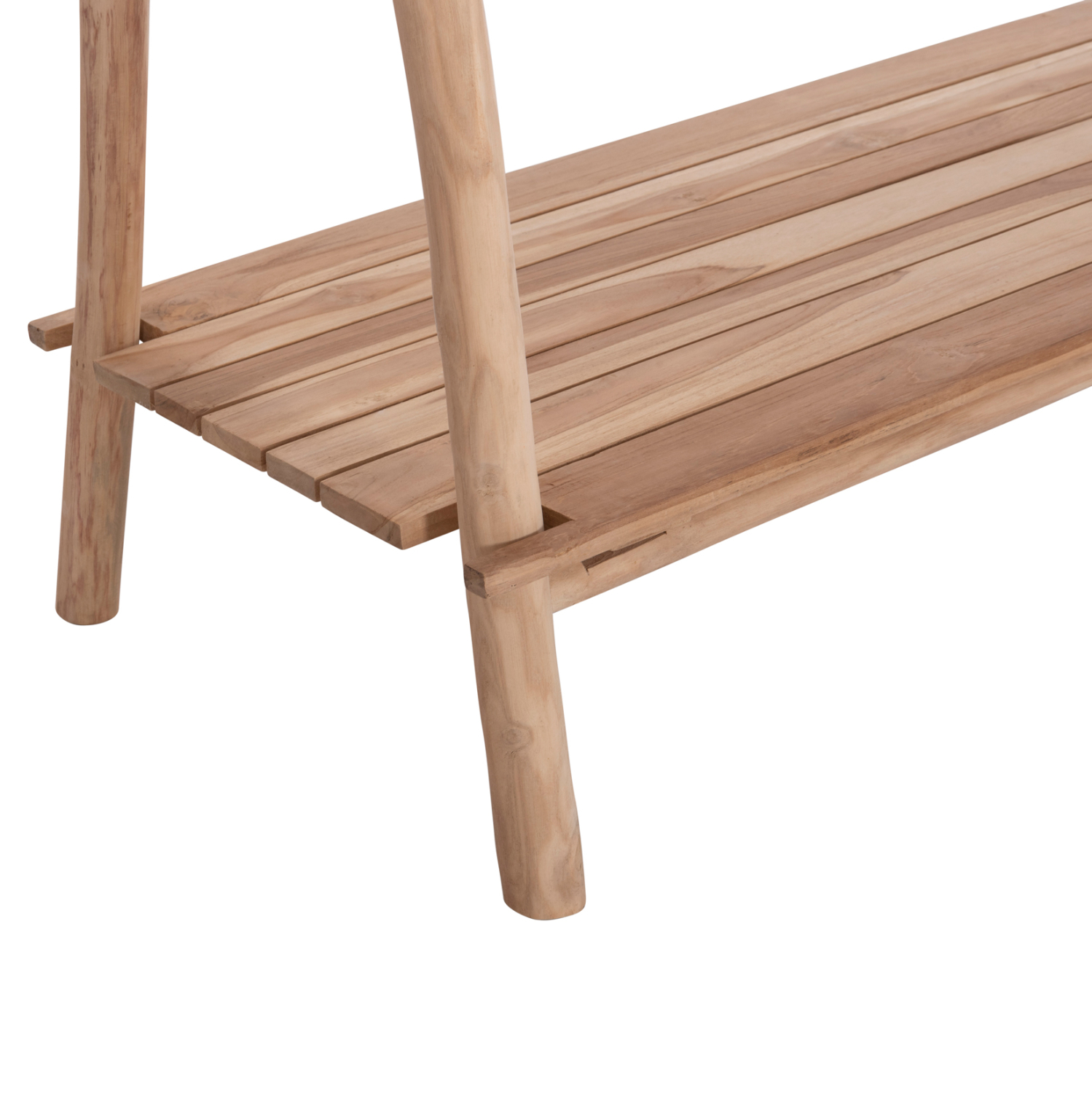 ΕΠΙΠΛΟ ΕΙΣΟΔΟΥ PERL HM9911 ΚΛΑΔΙΑ ΞΥΛΟΥ TEAK-ΦΥΣΙΚΟ 130,5x53x152Υεκ. 8