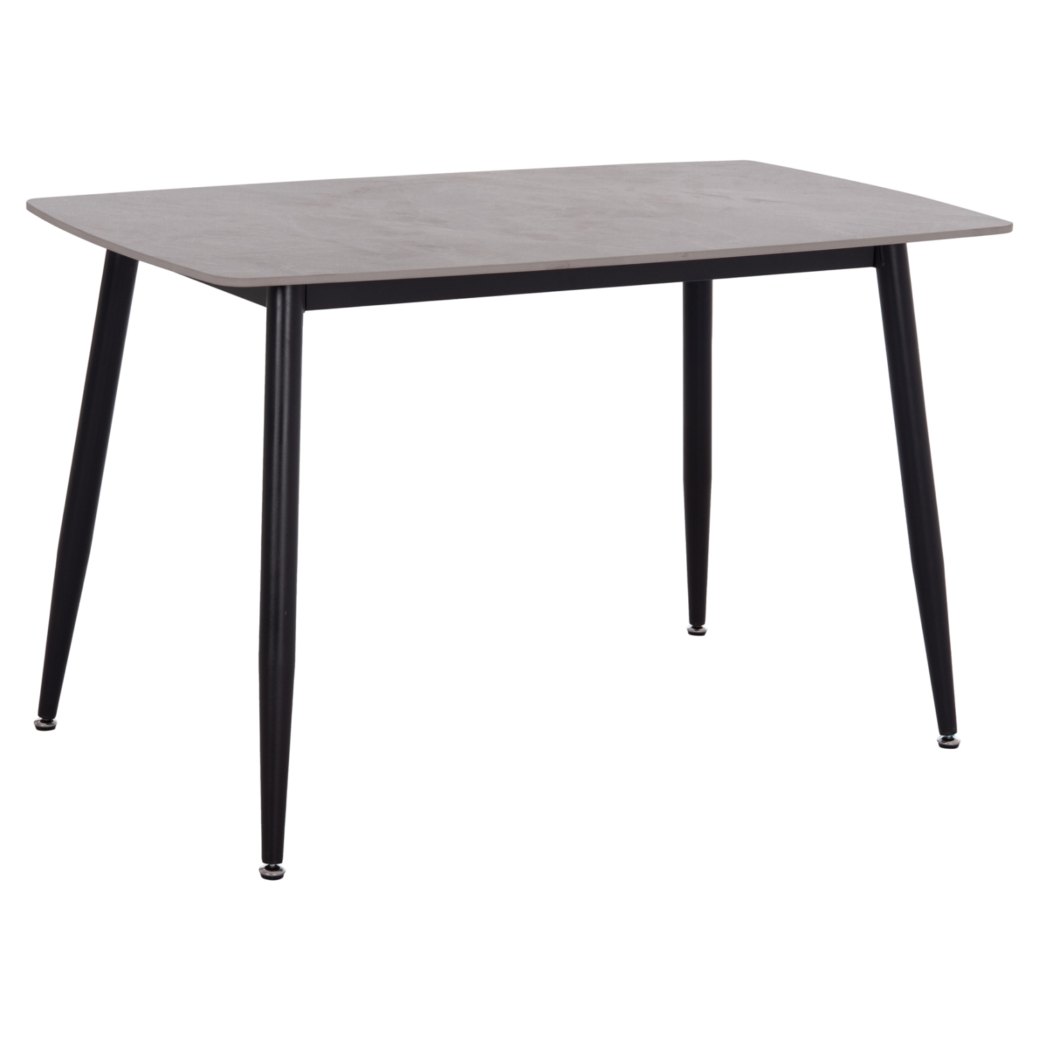 ΤΡΑΠΕΖΙ RAVEN HM9854.13 ΚΕΡΑΜΙΚΟ TOP ΓΚΡΙ ΜΑΡΜΑΡΟ-ΜΑΥΡΟ ΜΕΤΑΛΛΟ 120x70x73Υεκ. 1