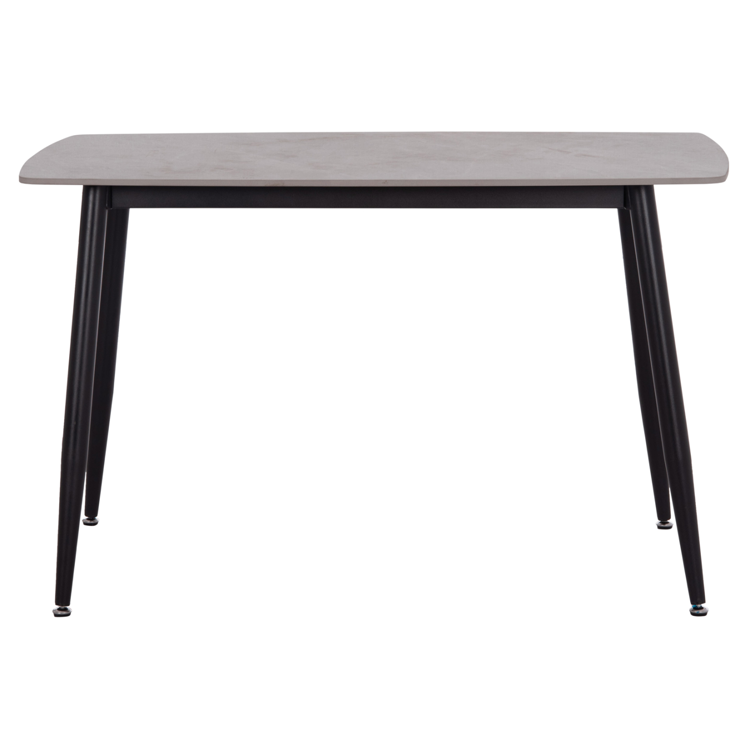 ΤΡΑΠΕΖΙ RAVEN HM9854.13 ΚΕΡΑΜΙΚΟ TOP ΓΚΡΙ ΜΑΡΜΑΡΟ-ΜΑΥΡΟ ΜΕΤΑΛΛΟ 120x70x73Υεκ. 4