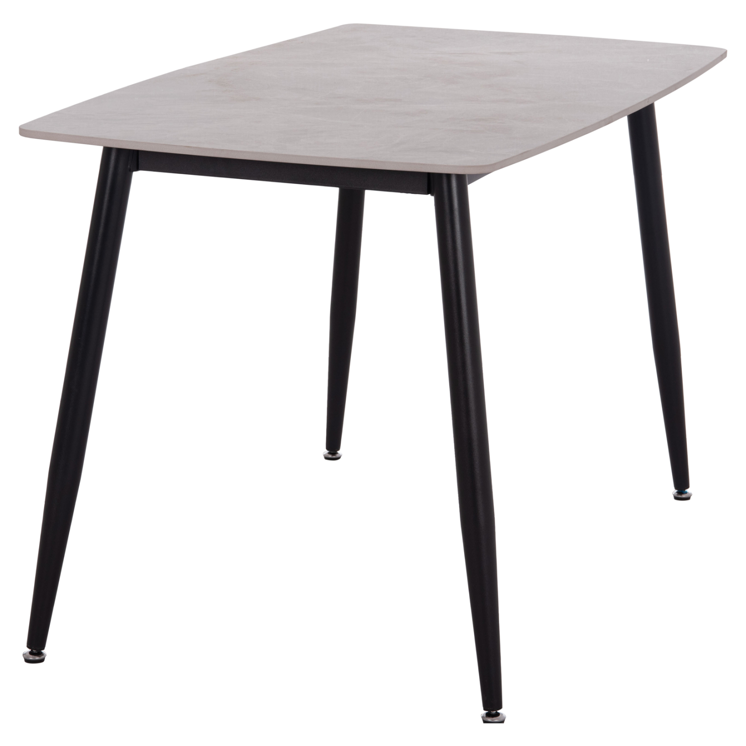 ΤΡΑΠΕΖΙ RAVEN HM9854.13 ΚΕΡΑΜΙΚΟ TOP ΓΚΡΙ ΜΑΡΜΑΡΟ-ΜΑΥΡΟ ΜΕΤΑΛΛΟ 120x70x73Υεκ. 7