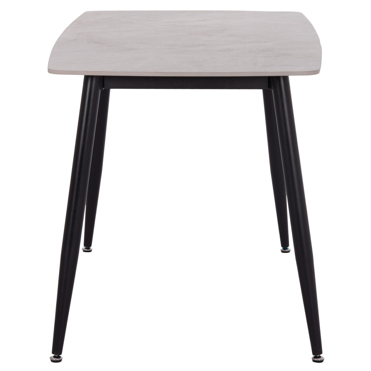 ΤΡΑΠΕΖΙ RAVEN HM9854.13 ΚΕΡΑΜΙΚΟ TOP ΓΚΡΙ ΜΑΡΜΑΡΟ-ΜΑΥΡΟ ΜΕΤΑΛΛΟ 120x70x73Υεκ. 8