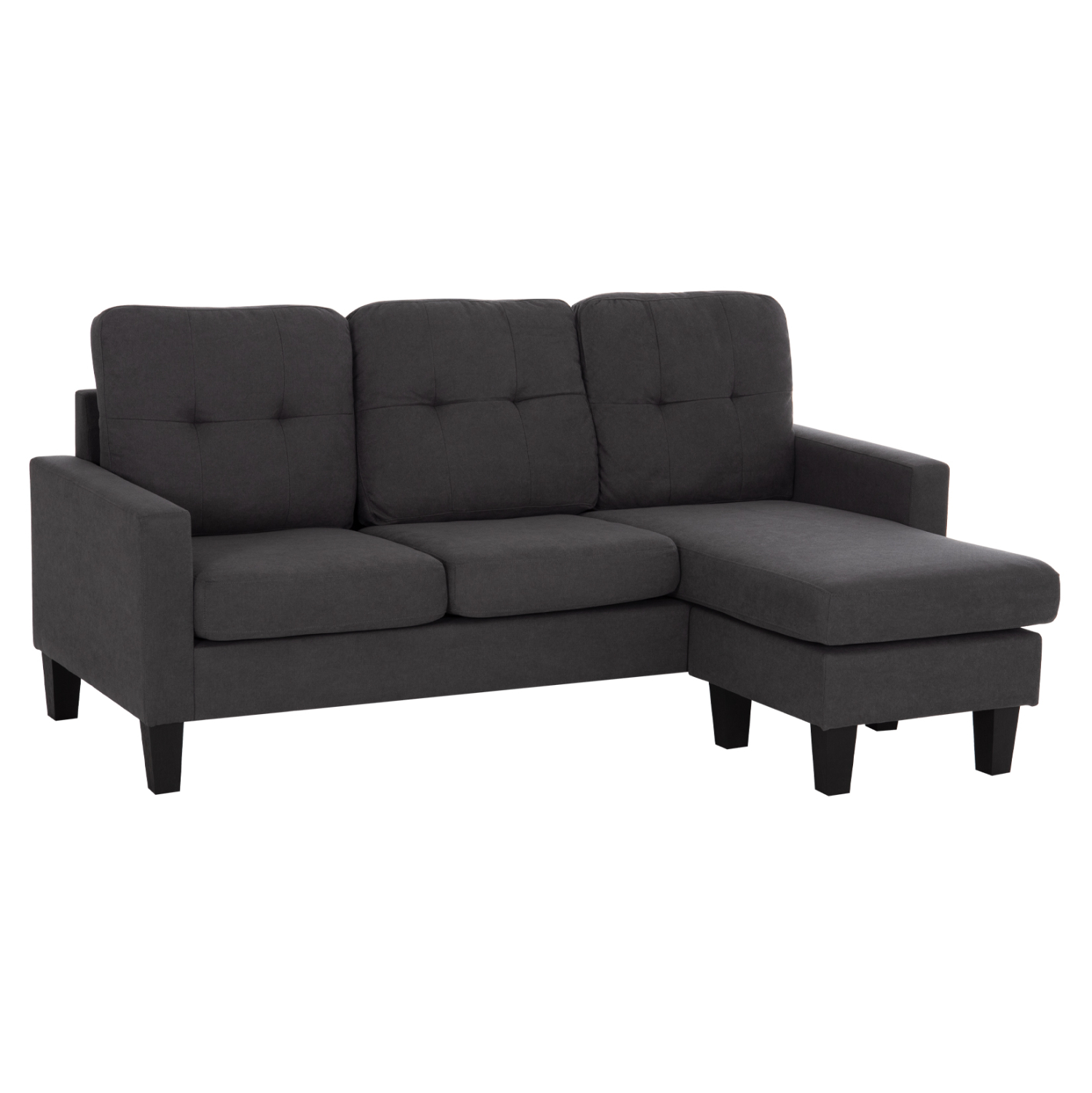 ΚΑΝΑΠΕΣ ΓΩΝΙΑ ΑΝΑΣΤΡΕΨΙΜΗ MEGGY HM3297.11 ΓΚΡΙ ΥΦΑΣΜΑ 184.5x75-129x86Yεκ. 1