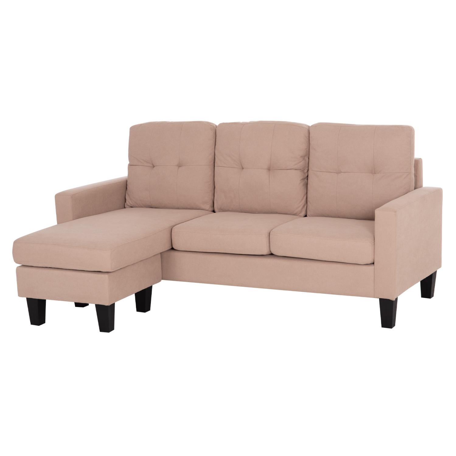 ΚΑΝΑΠΕΣ ΓΩΝΙΑ ΑΝΑΣΤΡΕΨΙΜΗ MEGGY HM3297.13 ΜΠΕΖ ΥΦΑΣΜΑ 184.5x75-129x86Yεκ. 1