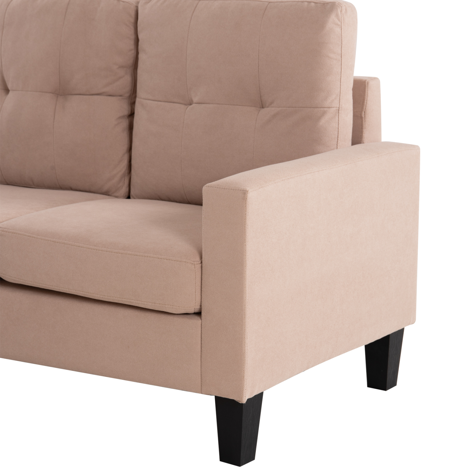 ΚΑΝΑΠΕΣ ΓΩΝΙΑ ΑΝΑΣΤΡΕΨΙΜΗ MEGGY HM3297.13 ΜΠΕΖ ΥΦΑΣΜΑ 184.5x75-129x86Yεκ. 10