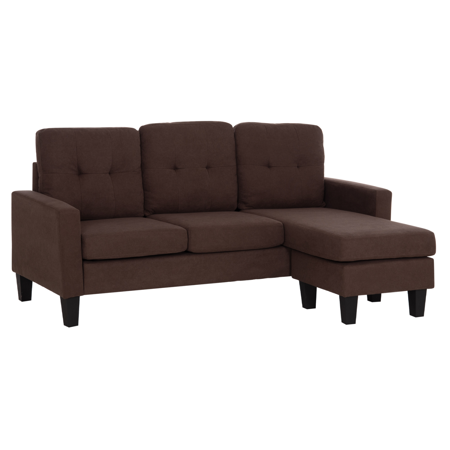 ΚΑΝΑΠΕΣ ΓΩΝΙΑ ΑΝΑΣΤΡΕΨΙΜΗ MEGGY HM3297.12 ΚΑΦΕ ΥΦΑΣΜΑ 184.5x129x86Yεκ. 1