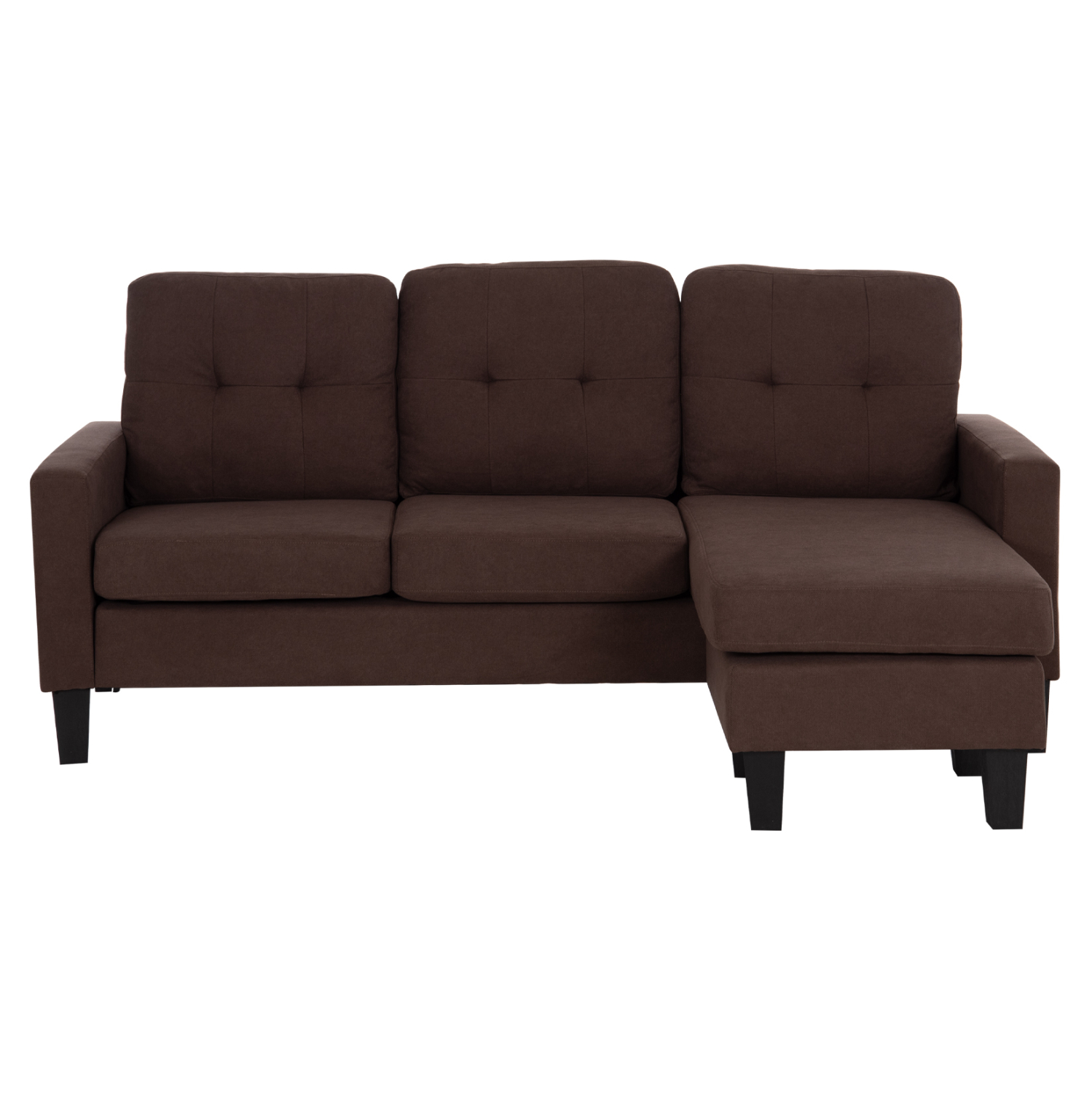 ΚΑΝΑΠΕΣ ΓΩΝΙΑ ΑΝΑΣΤΡΕΨΙΜΗ MEGGY HM3297.12 ΚΑΦΕ ΥΦΑΣΜΑ 184.5x129x86Yεκ. 3