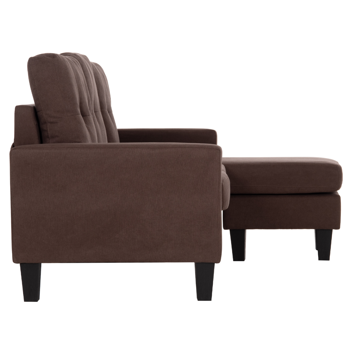 ΚΑΝΑΠΕΣ ΓΩΝΙΑ ΑΝΑΣΤΡΕΨΙΜΗ MEGGY HM3297.12 ΚΑΦΕ ΥΦΑΣΜΑ 184.5x129x86Yεκ. 5