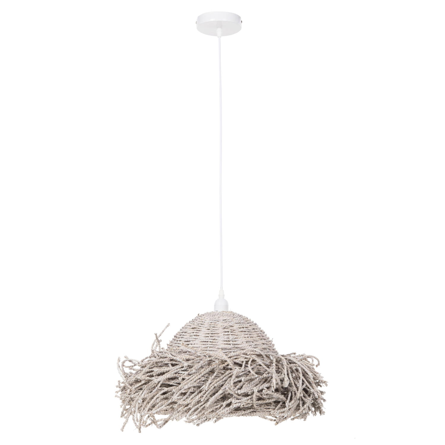ΦΩΤΙΣΤΙΚΟ ΟΡΟΦΗΣ ΚΡΕΜΑΣΤΟ HM4349 SEAGRASS ΣΕ WHITEWASH ΧΡΩΜΑ Φ50x25-135Υεκ. 1