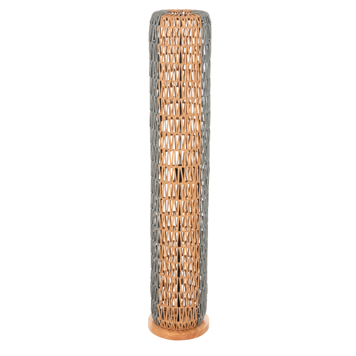 ΦΩΤΙΣΤΙΚΟ ΔΑΠΕΔΟΥ HM4356 ΜΕΤΑΛΛΟ-PAPER ROPE ΣΕ ΜΠΕΖ-ΦΥΣΤΙΚΙ Φ23X123Υεκ. 3