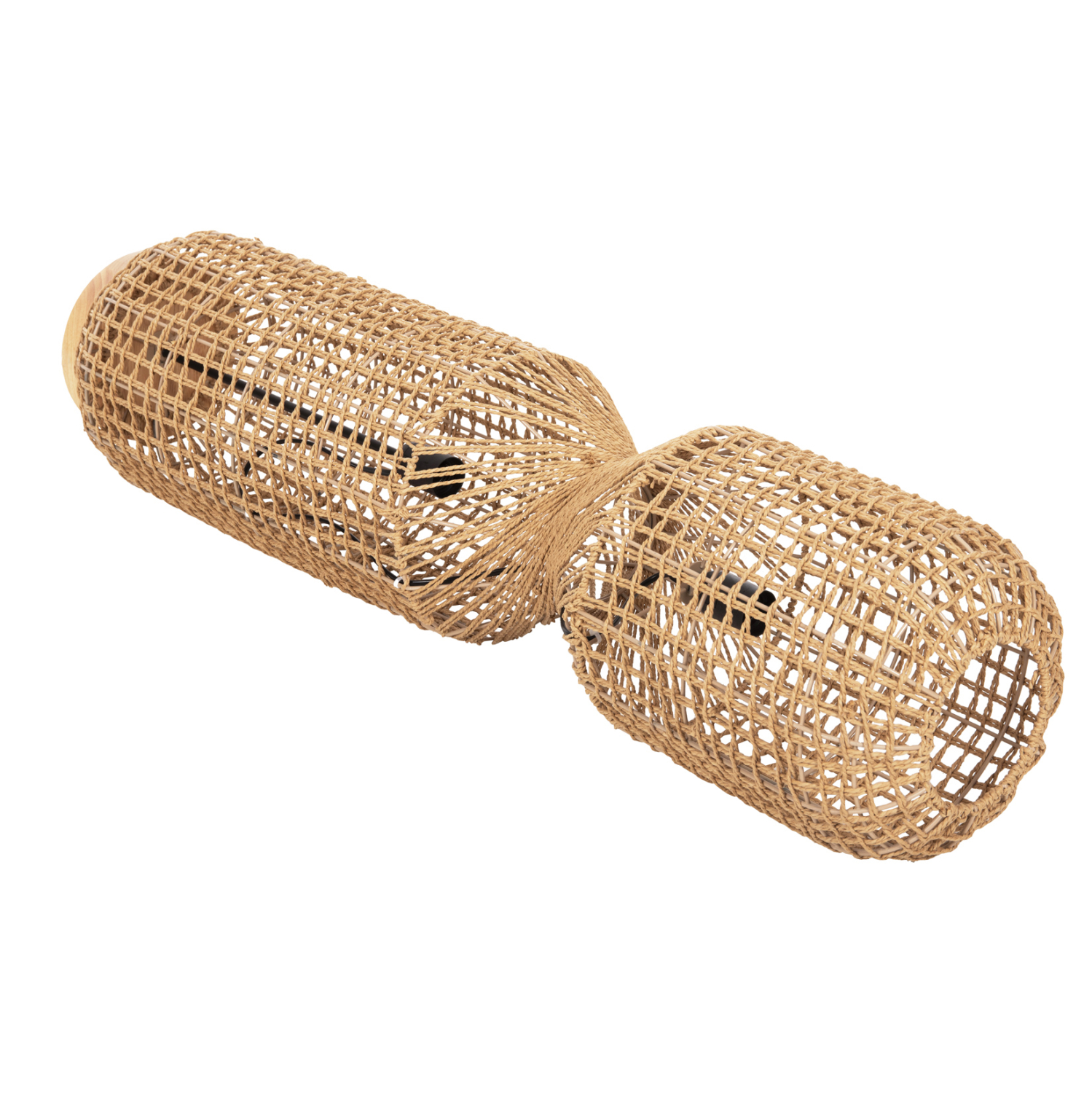 ΦΩΤΙΣΤΙΚΟ ΔΑΠΕΔΟΥ HM4358 ΜΕΤΑΛΛΟ-PAPER ROPE ΣΕ ΚΑΦΕ-2 ΛΑΜΠΕΣ Φ25x102Υεκ. 3