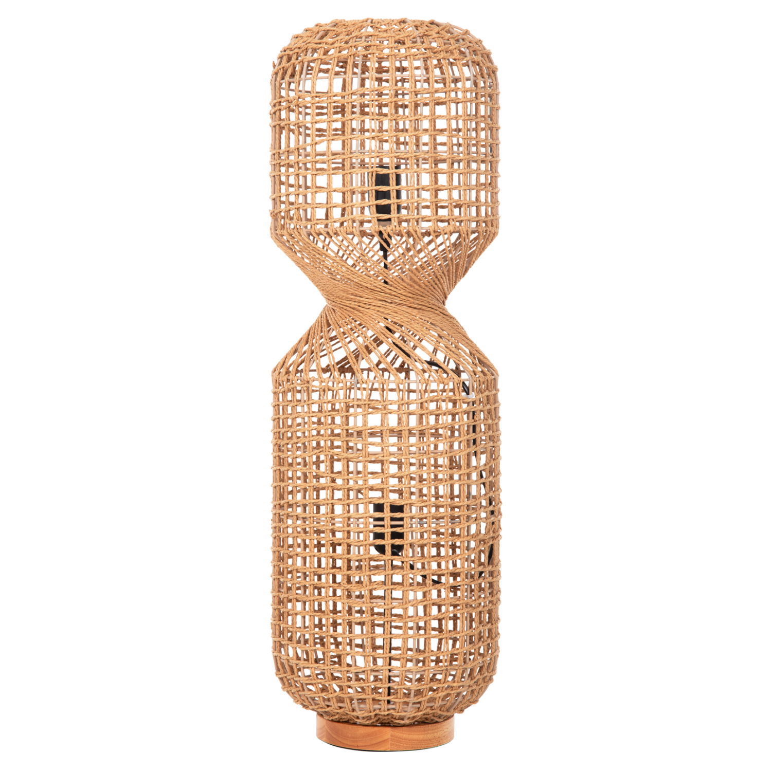 ΦΩΤΙΣΤΙΚΟ ΔΑΠΕΔΟΥ HM4359 ΜΕΤΑΛΛΟ-PAPER ROPE ΣΕ ΚΑΦΕ-2 ΛΑΜΠΕΣ Φ25x78,5Υεκ. 1