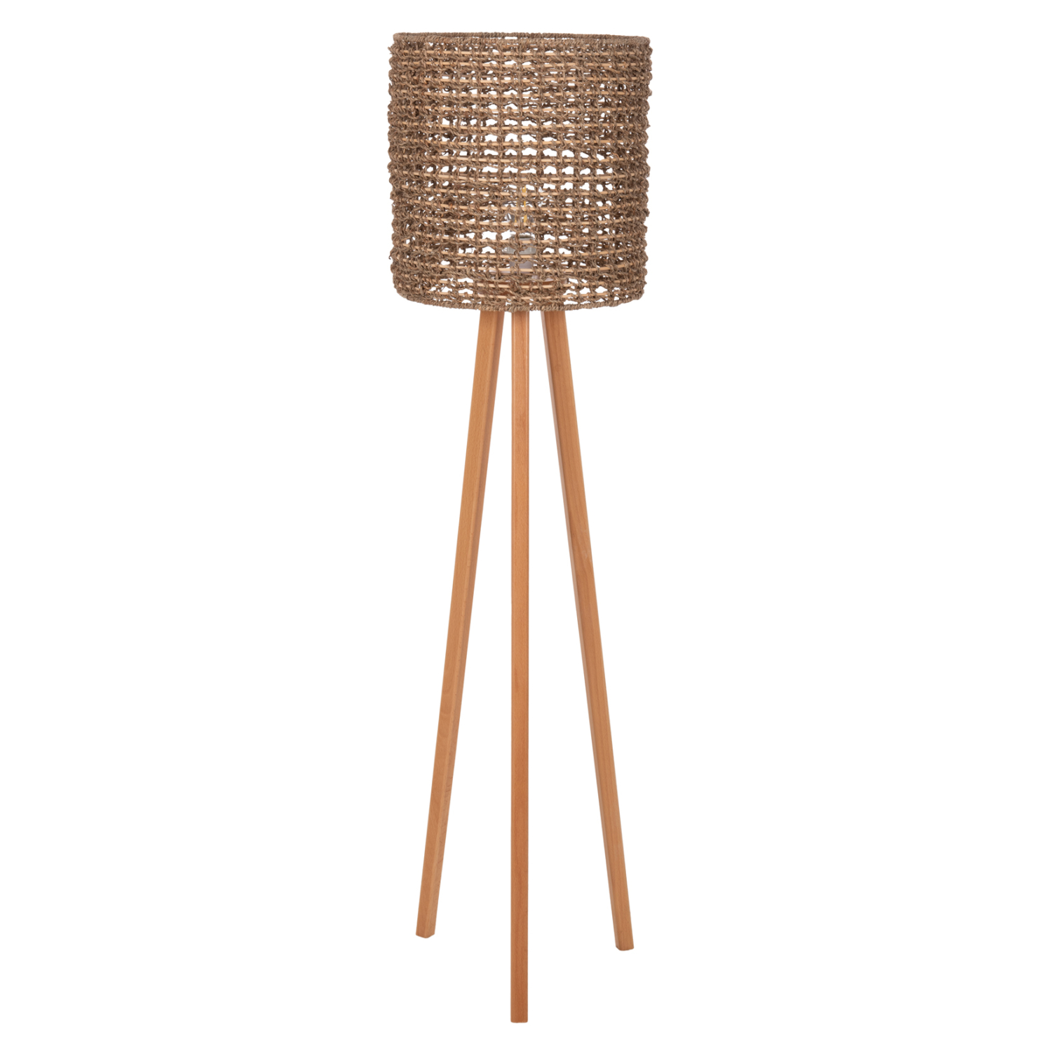 ΕΠΙΔΑΠΕΔΙΟ ΦΩΤΙΣΤΙΚΟ HM4352 RUBBERWOOD-RATTAN-SEAGRASS ΣΕ ΦΥΣΙΚΟ Φ36x149,5Υεκ. 1