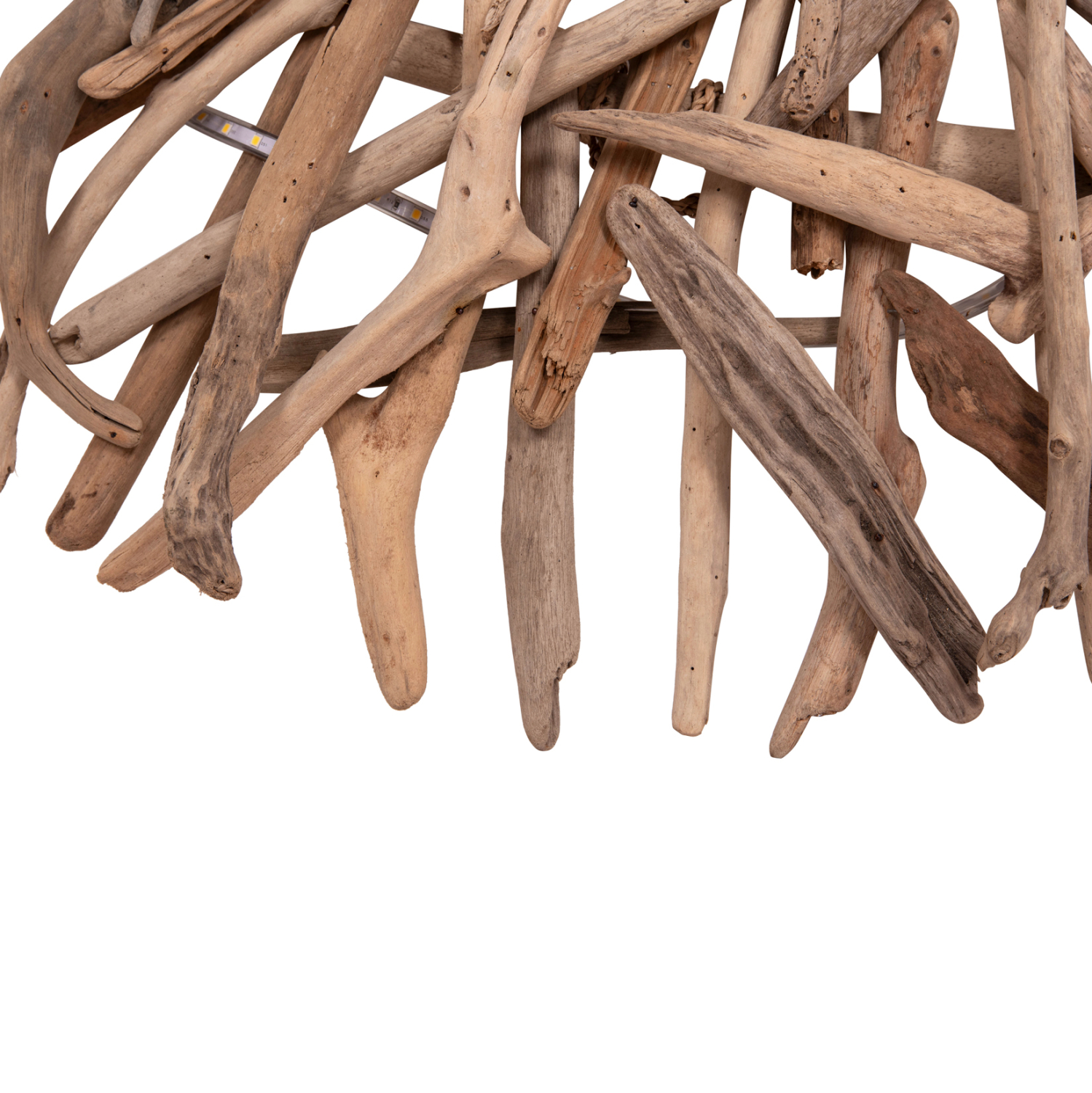 ΦΩΤΙΖΟΜΕΝΟ ΔΙΑΚΟΣΜΗΤΙΚΟ ΤΟΙΧΟΥ DREAMER HM4422 DRIFTWOOD ΜΕ ΤΑΙΝΙΑ LED Φ90x7(πάχος)εκ 5