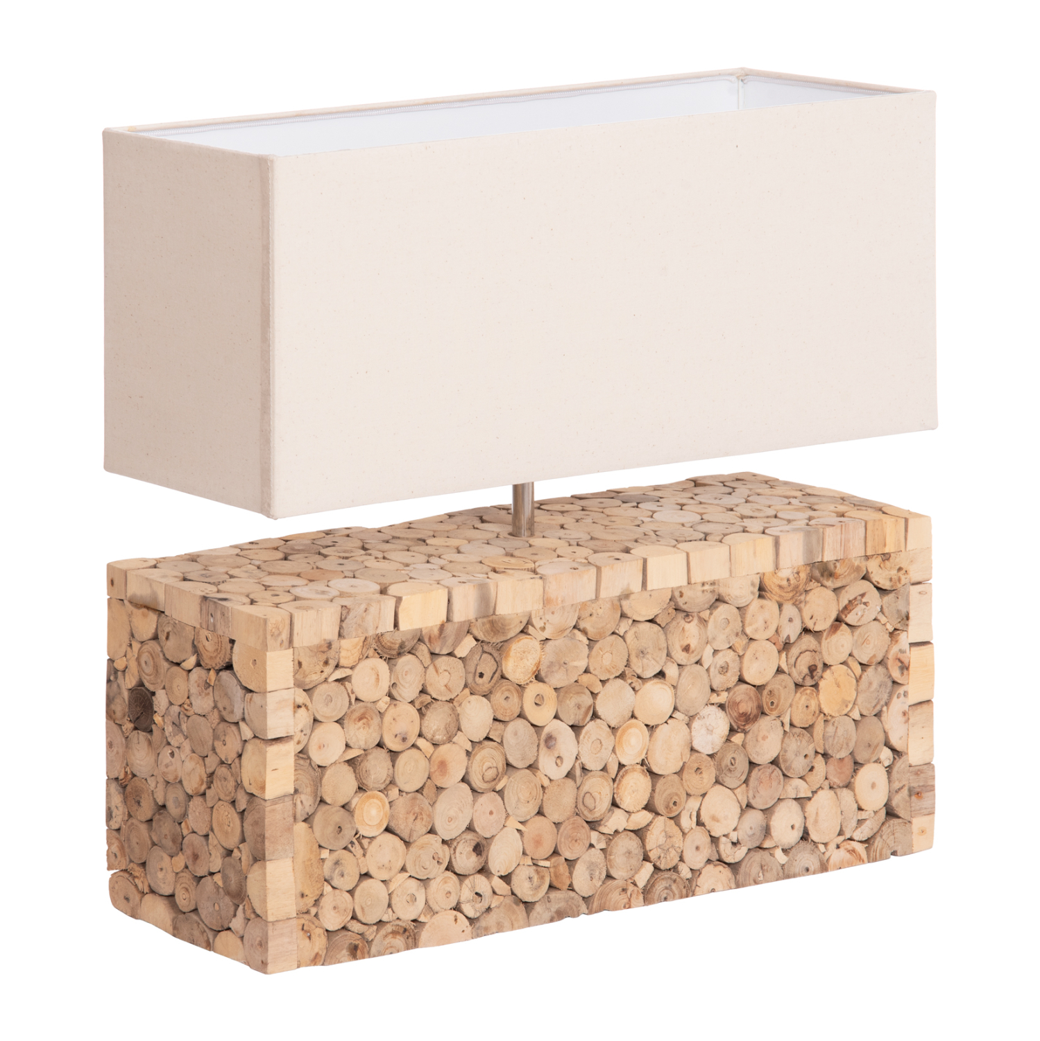 ΕΠΙΤΡΑΠΕΖΙΟ ΦΩΤΙΣΤΙΚΟ TWIGGY HM4437 DRIFTWOOD &amp; ΛΕΥΚΟ ΚΑΠΕΛΟ 50.5x16x45.5Υεκ. 1