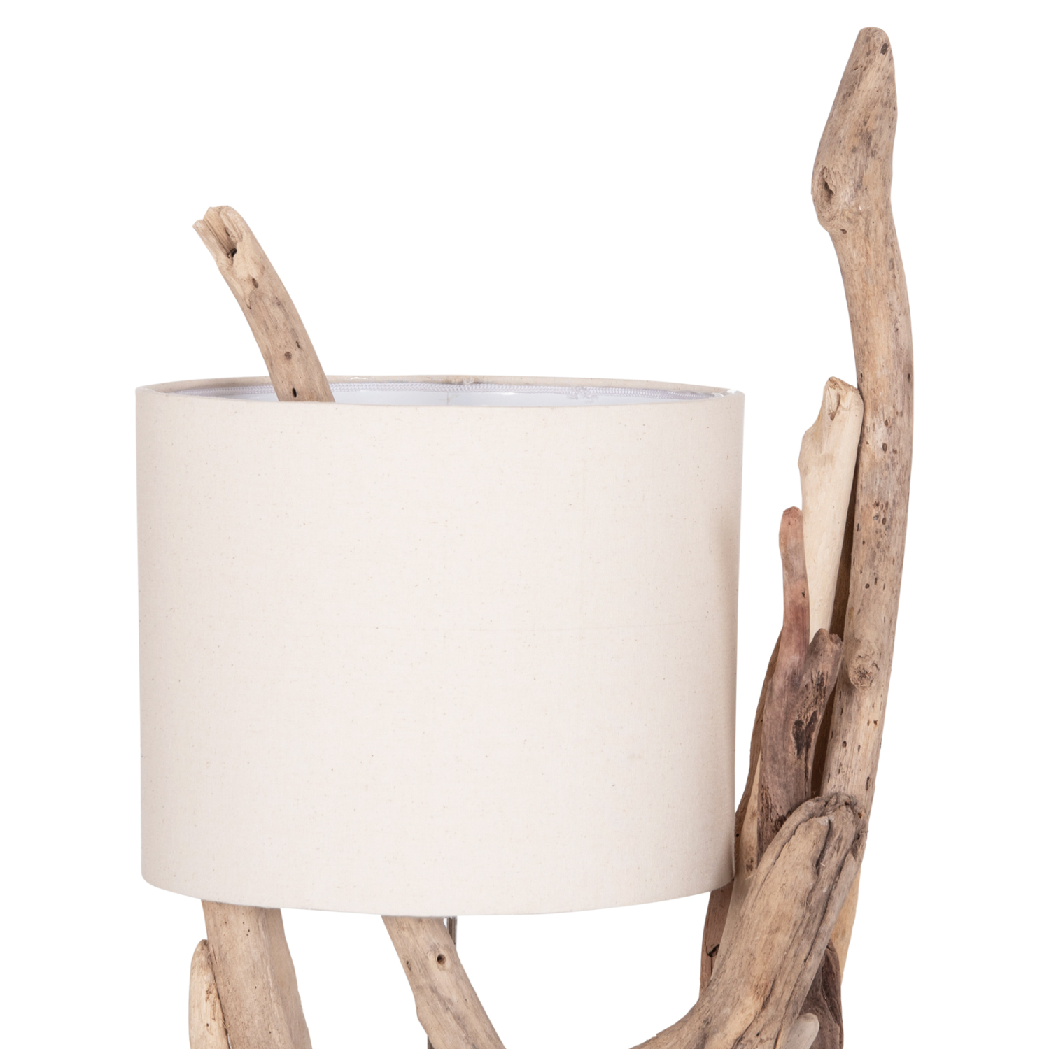 ΕΠΙΤΡΑΠΕΖΙΟ ΦΩΤΙΣΤΙΚΟ BRAMBLE HM4873 DRIFTWOOD &amp; ΛΕΥΚΟ ΚΑΠΕΛΟ Φ28x65Υεκ. 3