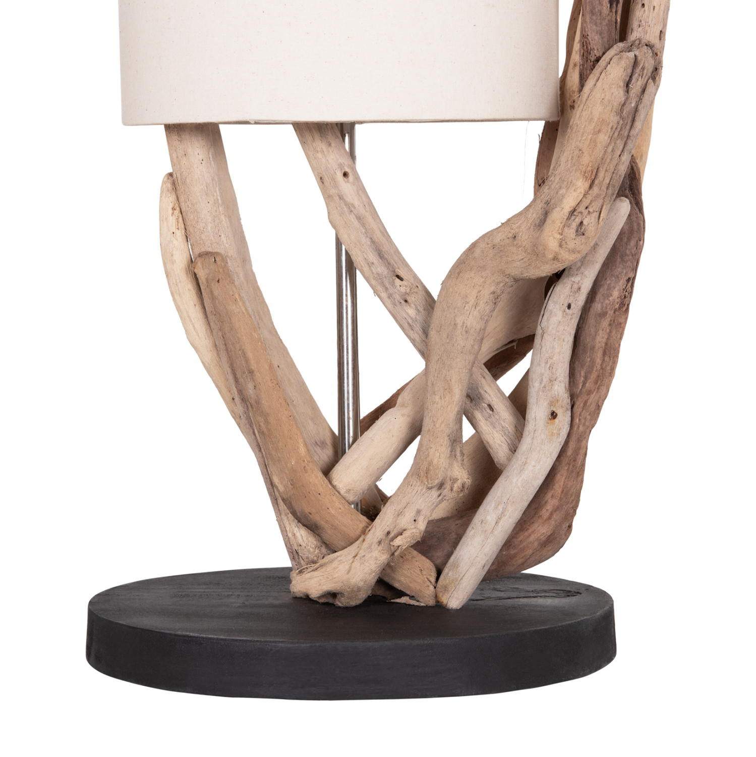 ΕΠΙΤΡΑΠΕΖΙΟ ΦΩΤΙΣΤΙΚΟ BRAMBLE HM4873 DRIFTWOOD &amp; ΛΕΥΚΟ ΚΑΠΕΛΟ Φ28x65Υεκ. 4