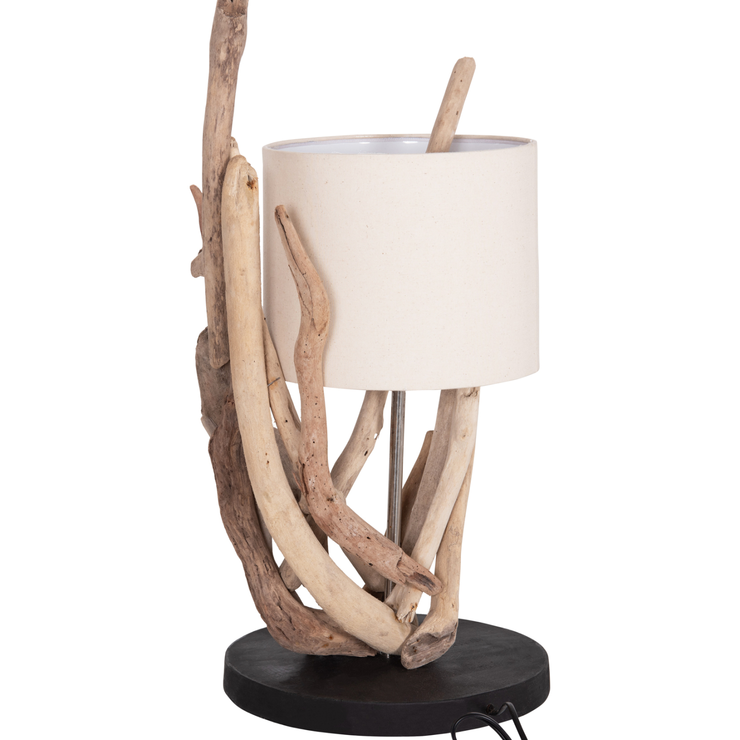 ΕΠΙΤΡΑΠΕΖΙΟ ΦΩΤΙΣΤΙΚΟ BRAMBLE HM4873 DRIFTWOOD &amp; ΛΕΥΚΟ ΚΑΠΕΛΟ Φ28x65Υεκ. 6