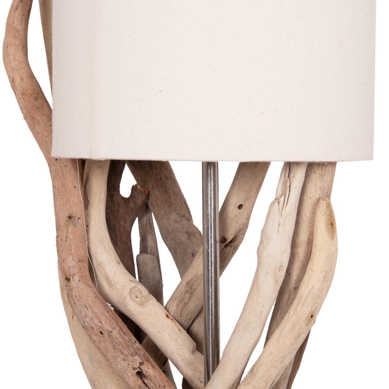 ΕΠΙΤΡΑΠΕΖΙΟ ΦΩΤΙΣΤΙΚΟ BRAMBLE HM4873 DRIFTWOOD &amp; ΛΕΥΚΟ ΚΑΠΕΛΟ Φ28x65Υεκ. 8